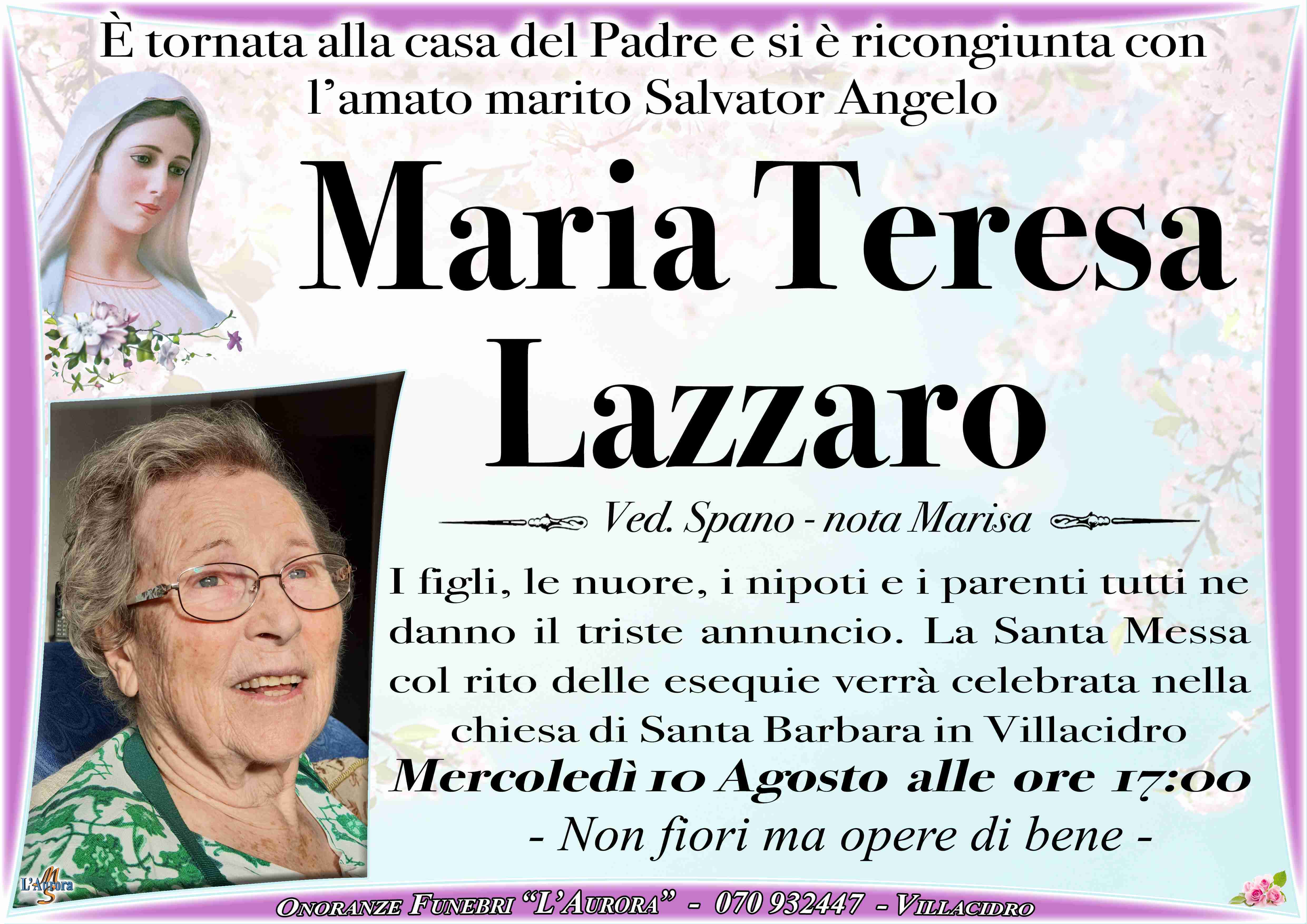 Maria Teresa Lazzaro