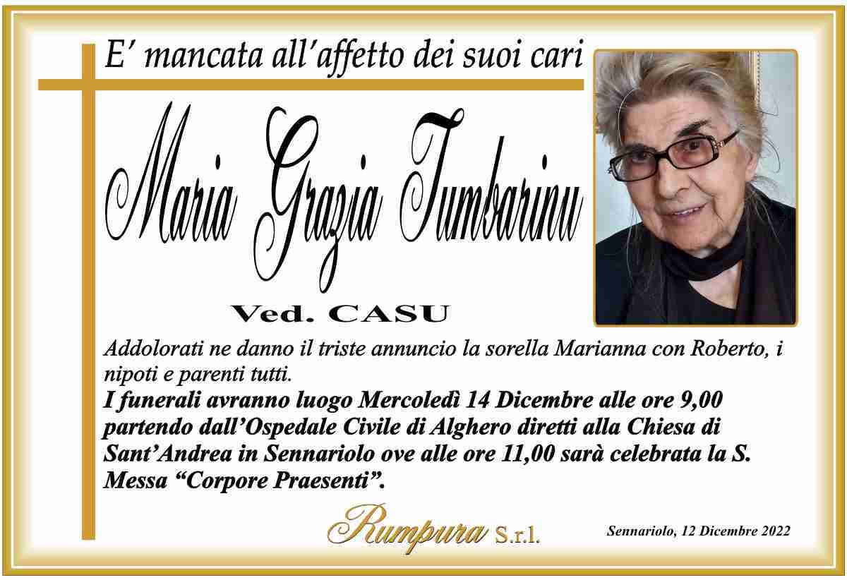 Maria Grazia Tumbarinu
