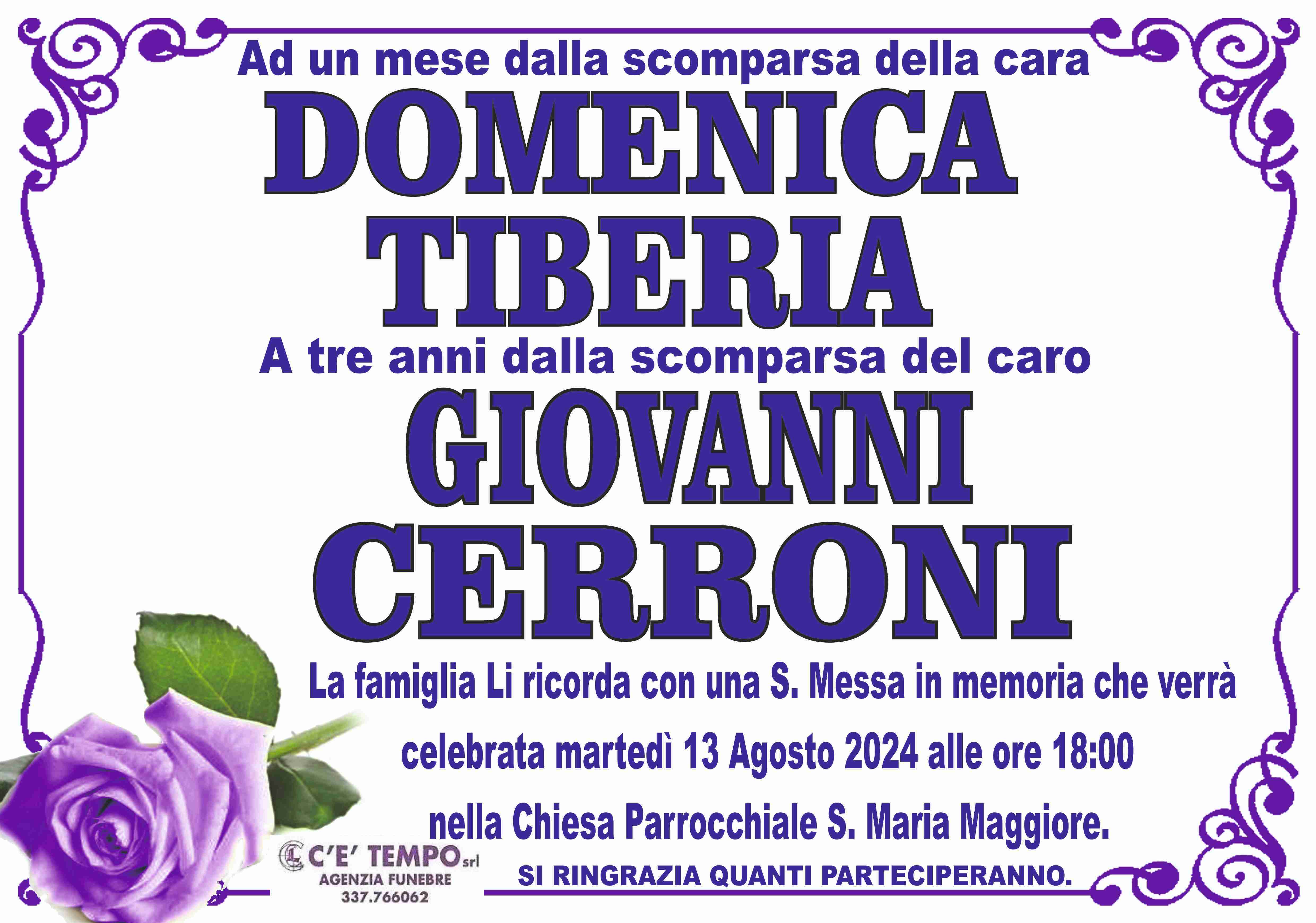 Domenica Tiberia e Giovanni Cerroni