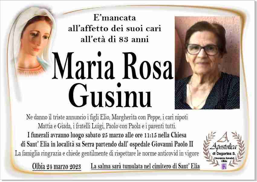 Maria Rosa Gusinu