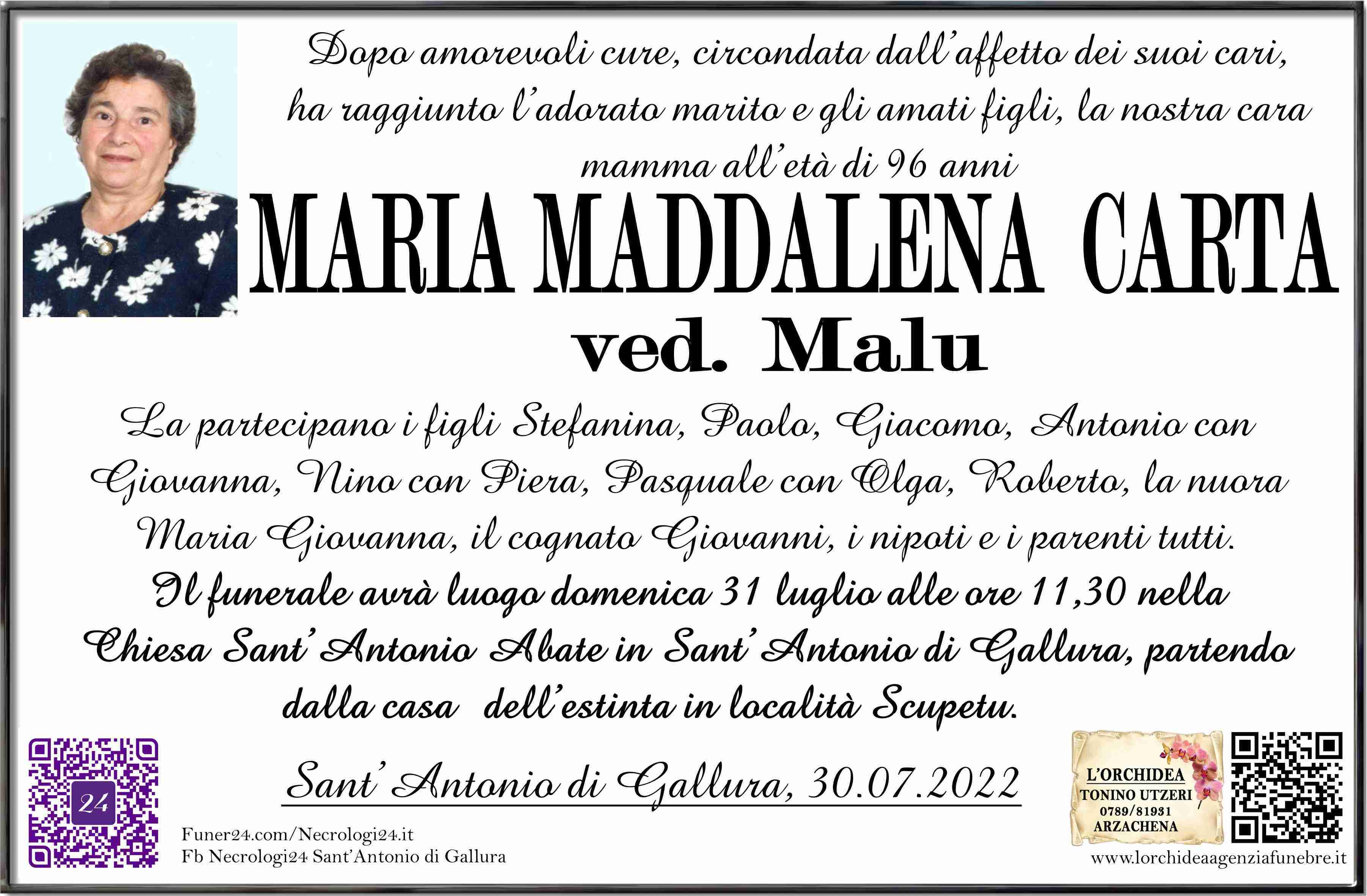 Maria Maddalena Carta