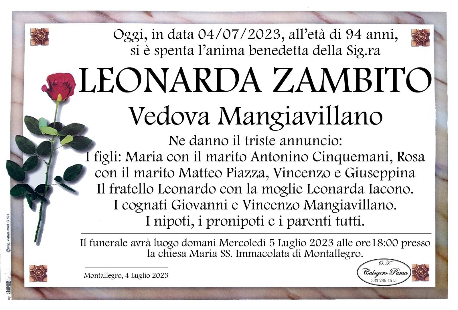 Leonarda Zambito