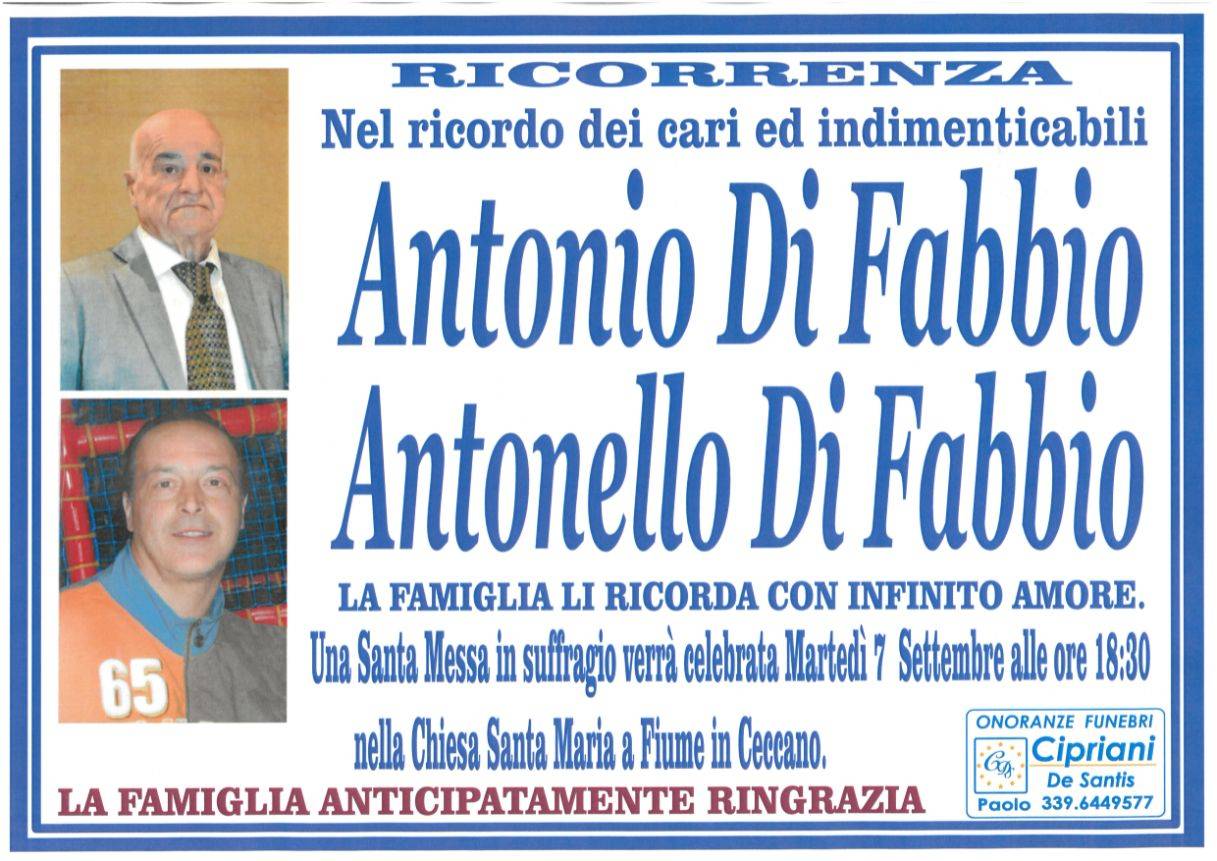 Antonio Di Fabbio e Antonello Di Fabbio