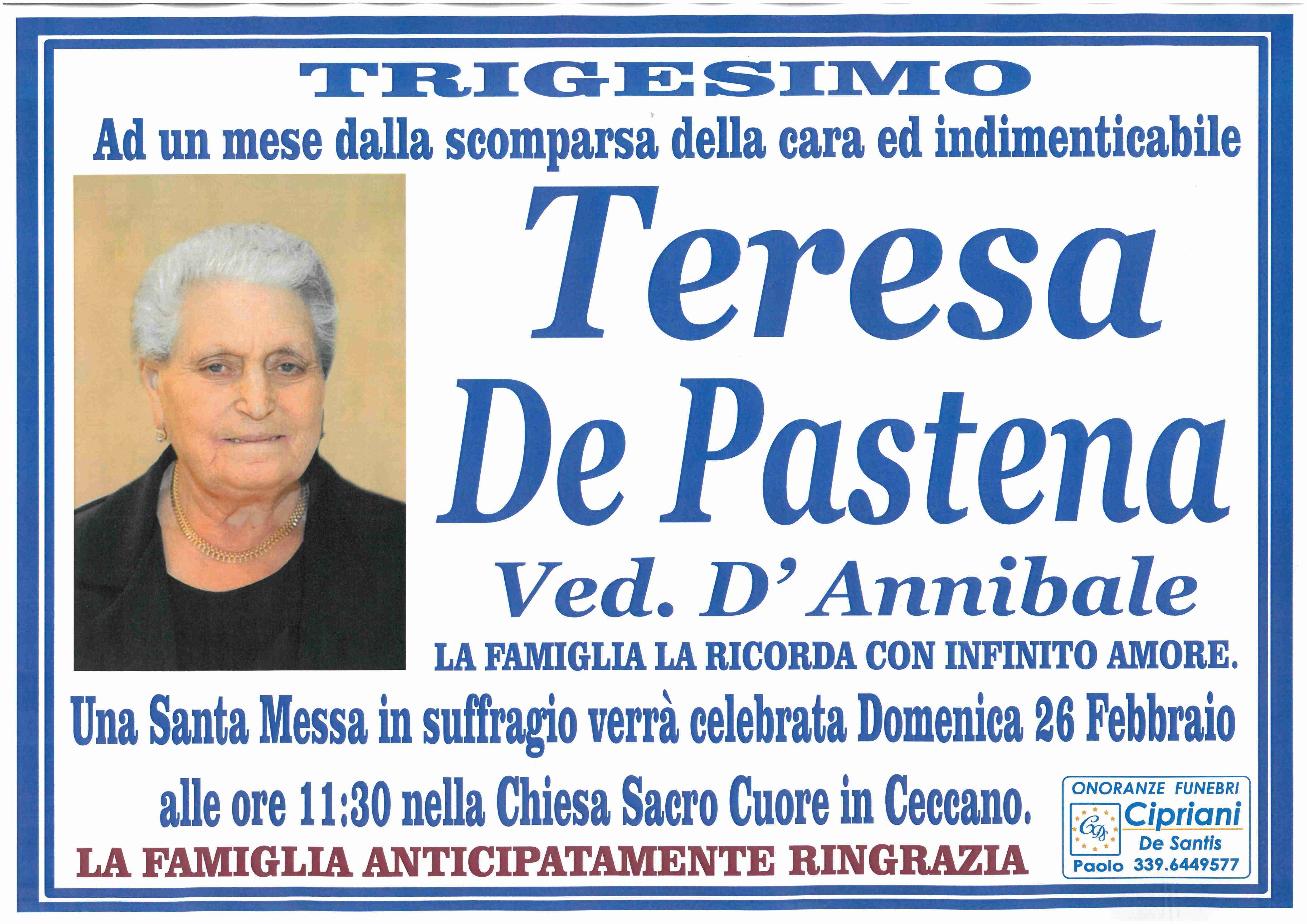 Teresa De Pastena