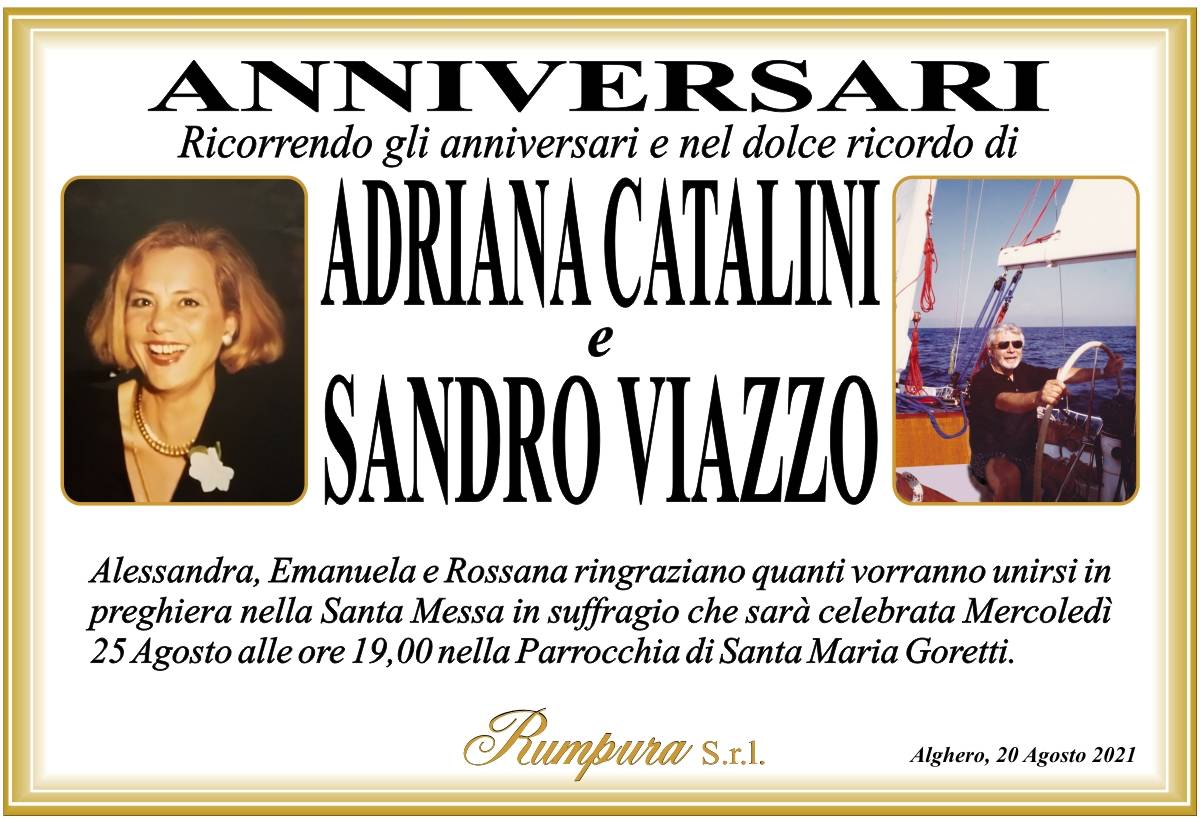 Adriana Catalini e Sandro Viazzo