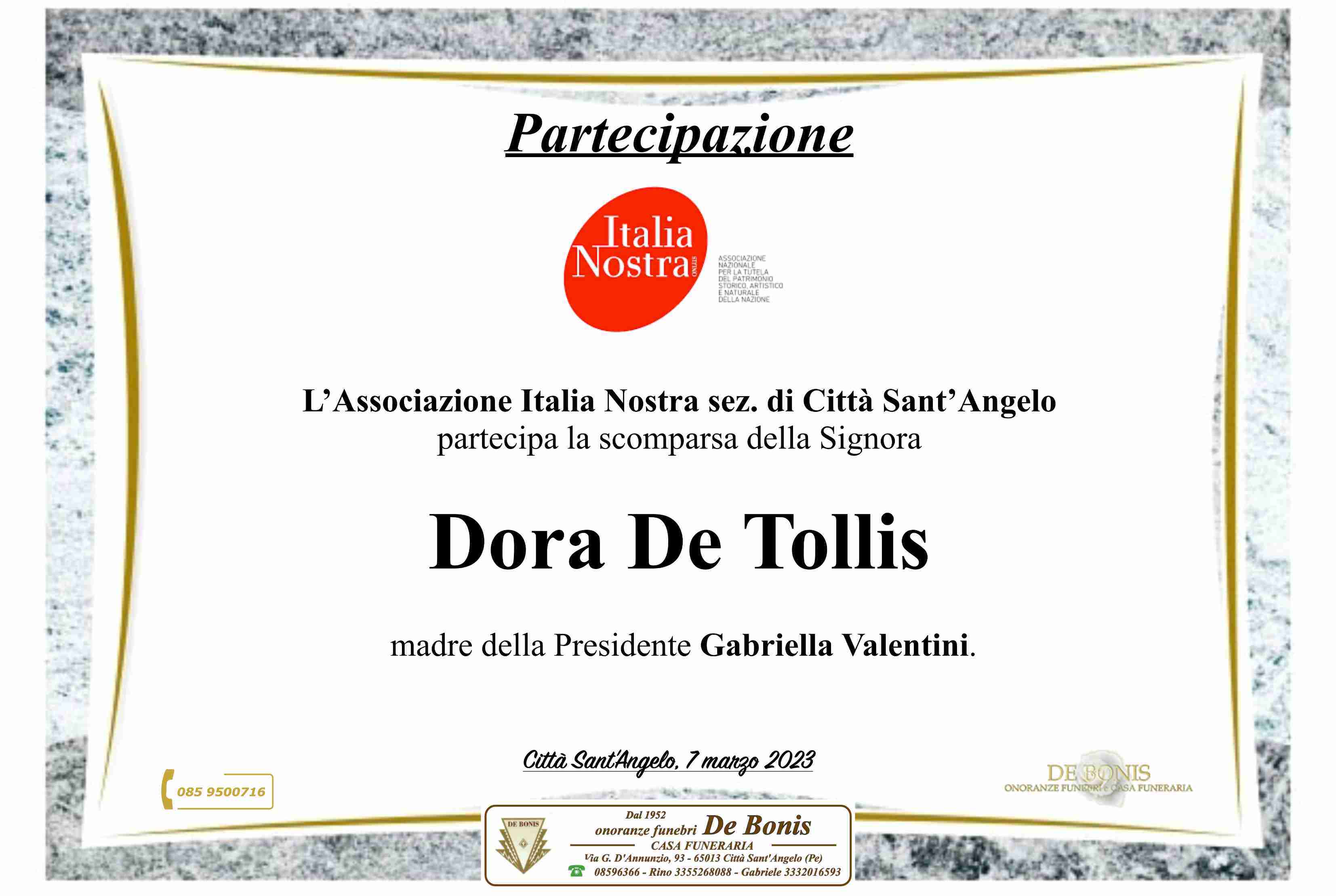 Dora De Tollis