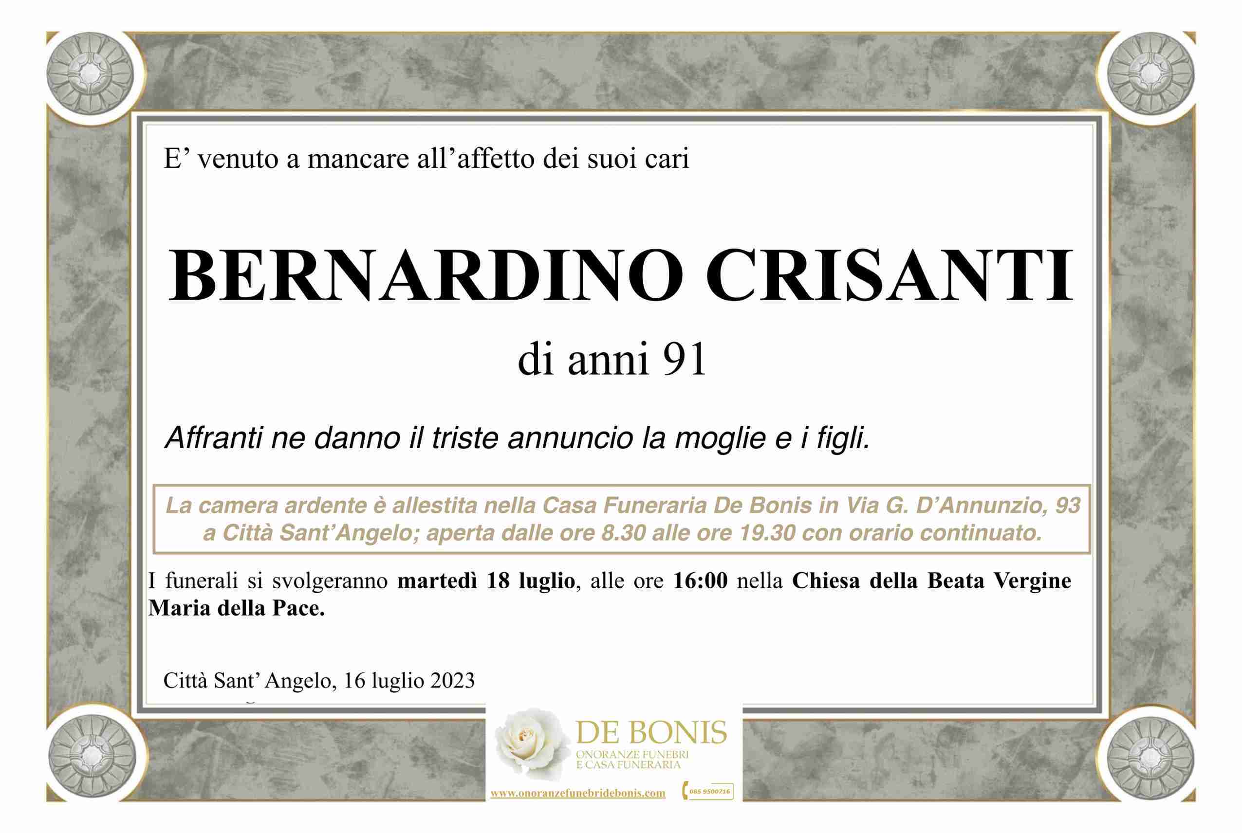 Bernardino Crisanti