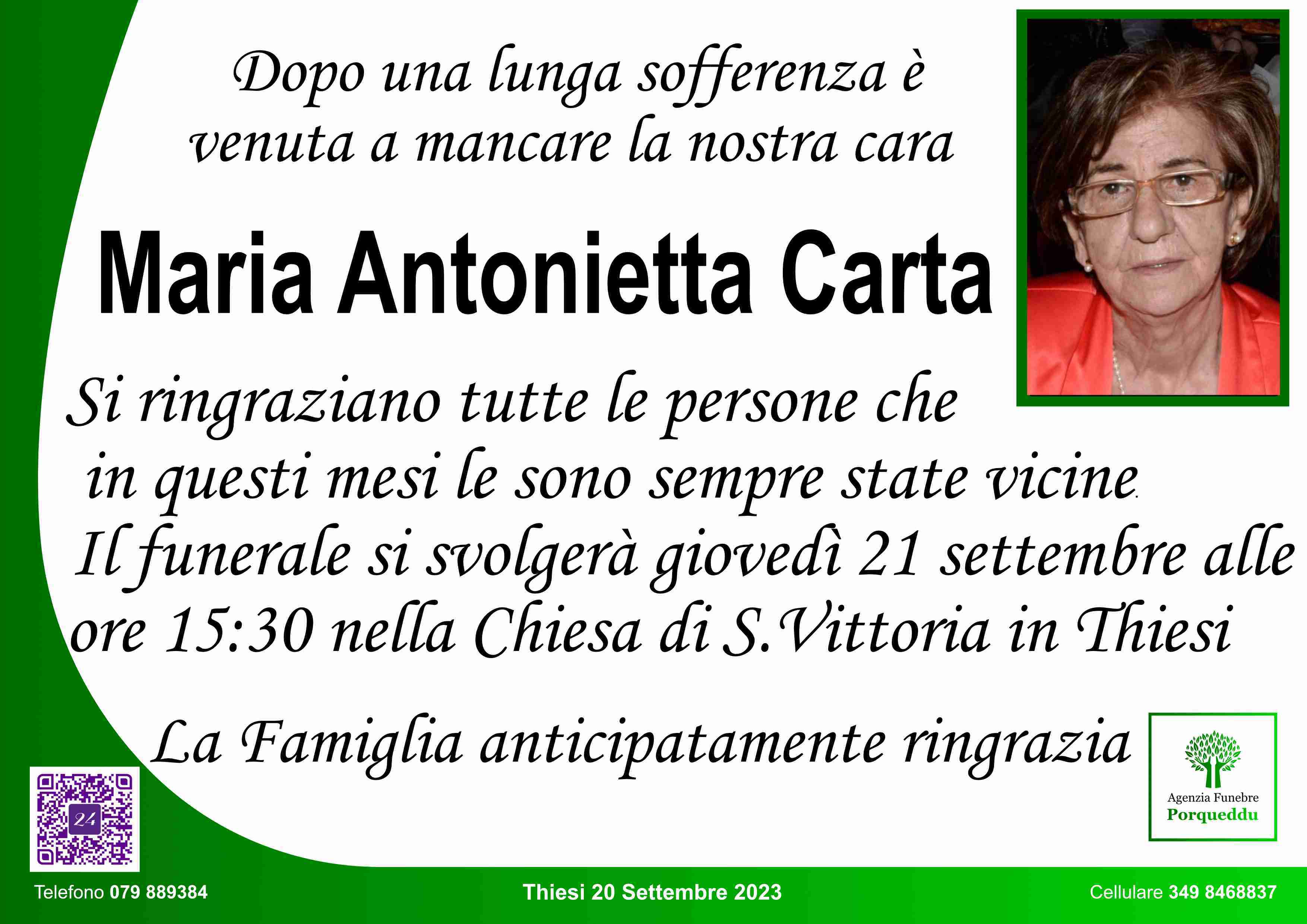 Maria Antonietta Carta