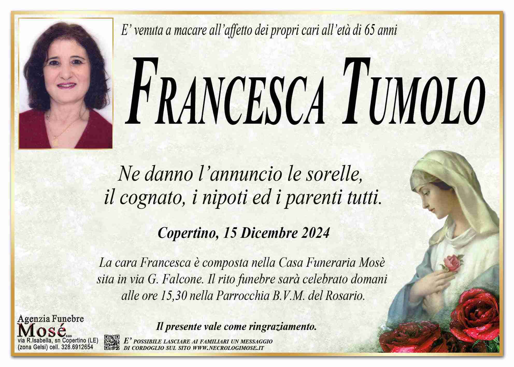 Tumolo Francesca