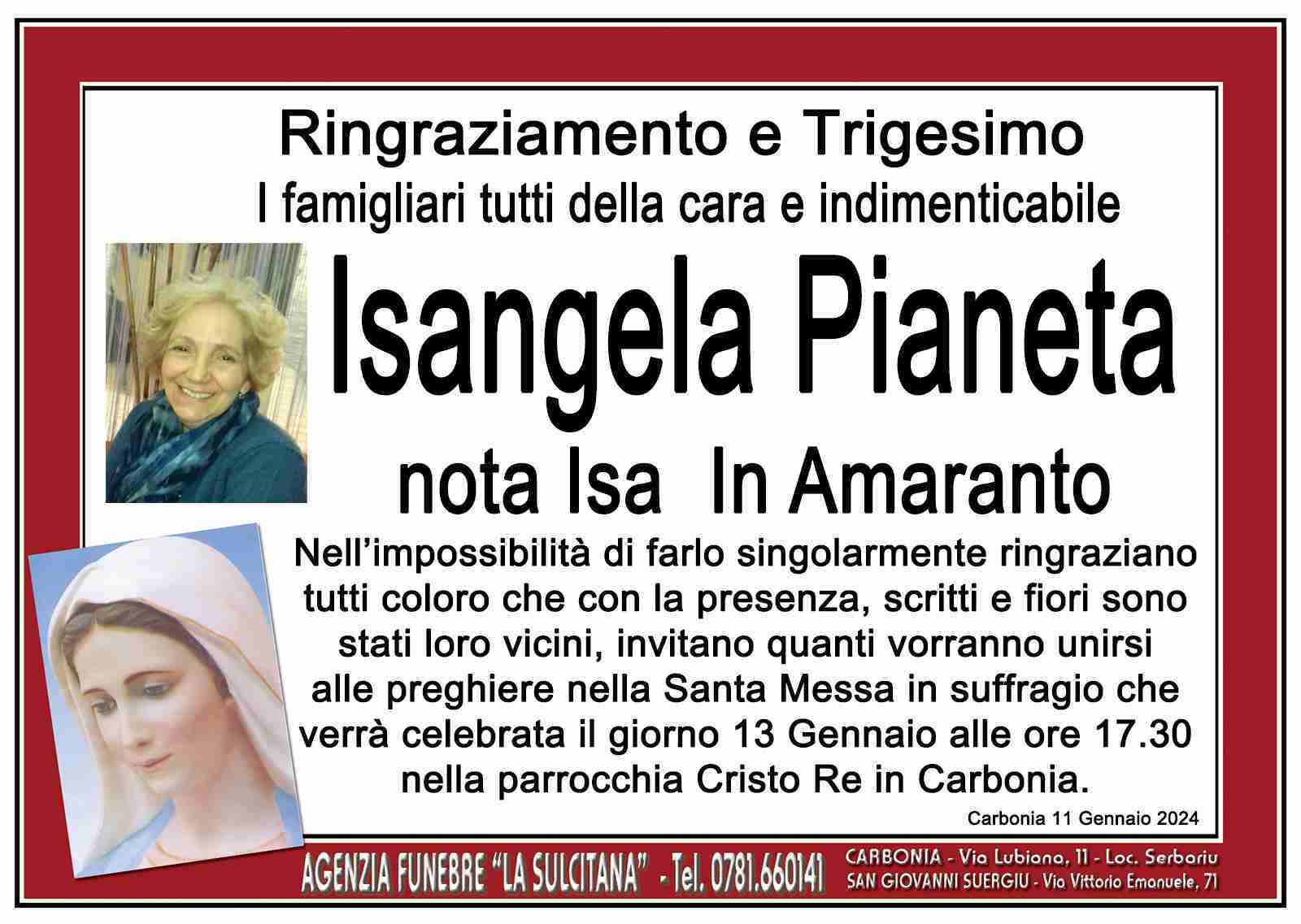 Isangela Pianeta