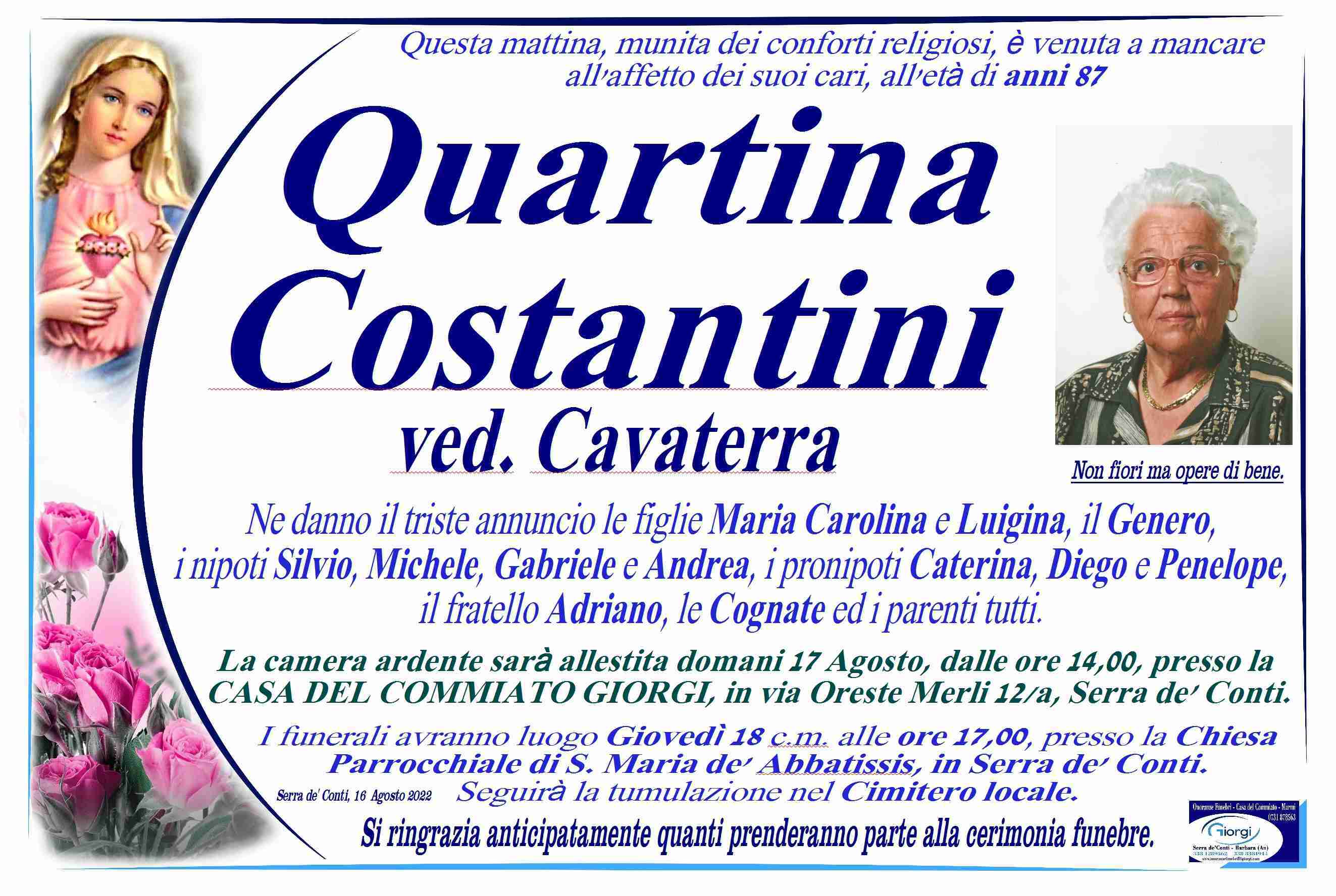 Quartina Costantini