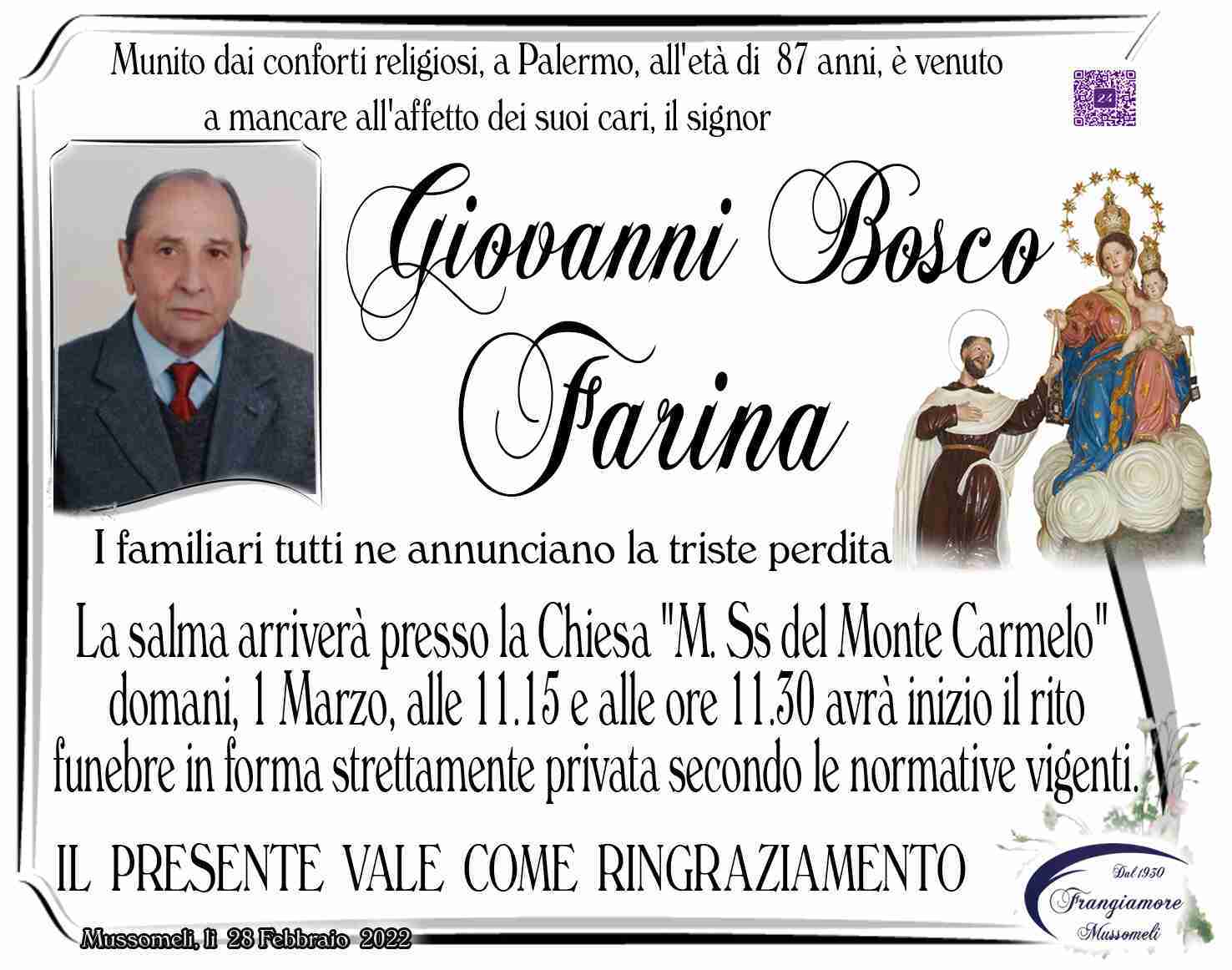 Giovanni Bosco Farina