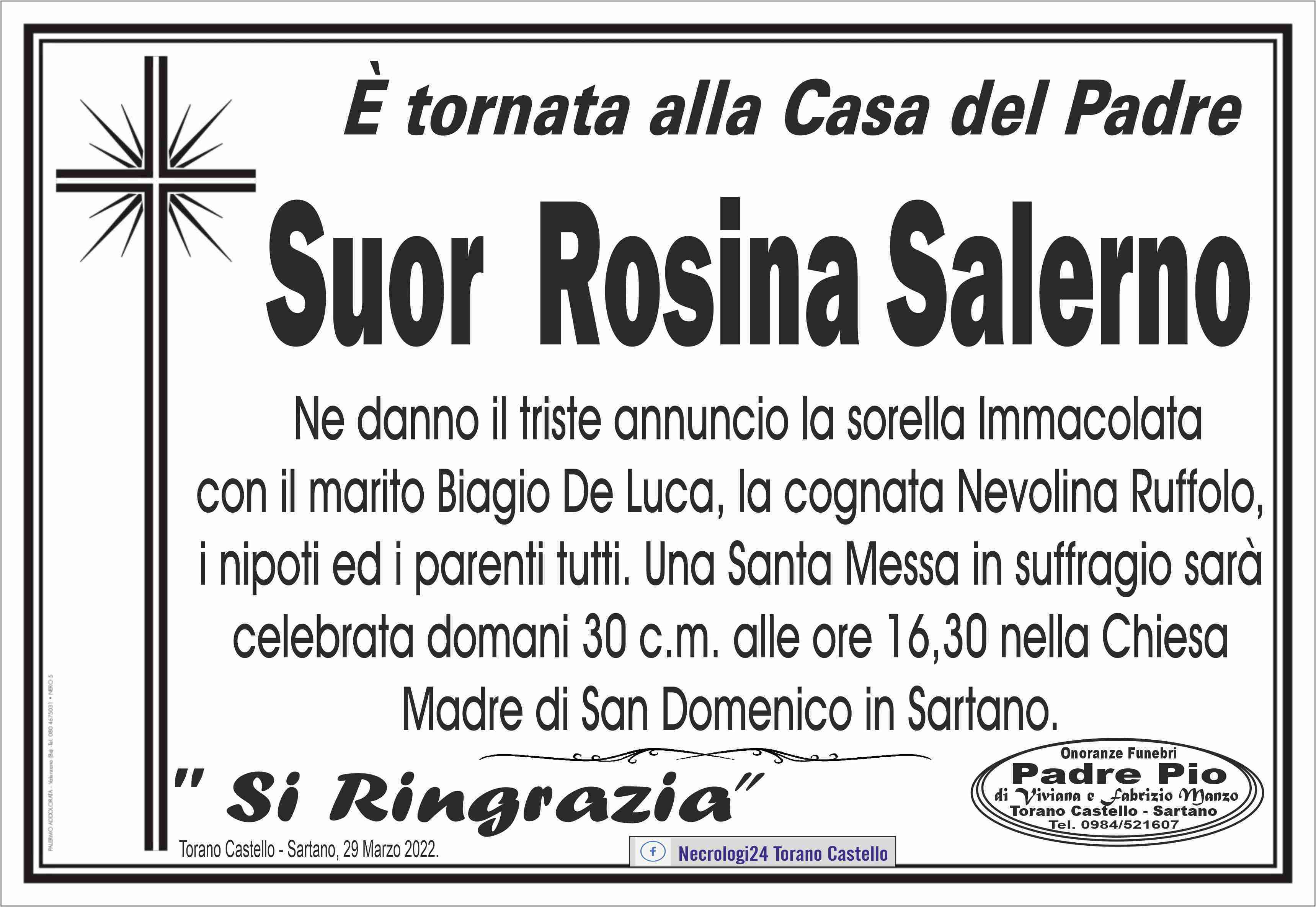 Suor Rosina Salerno