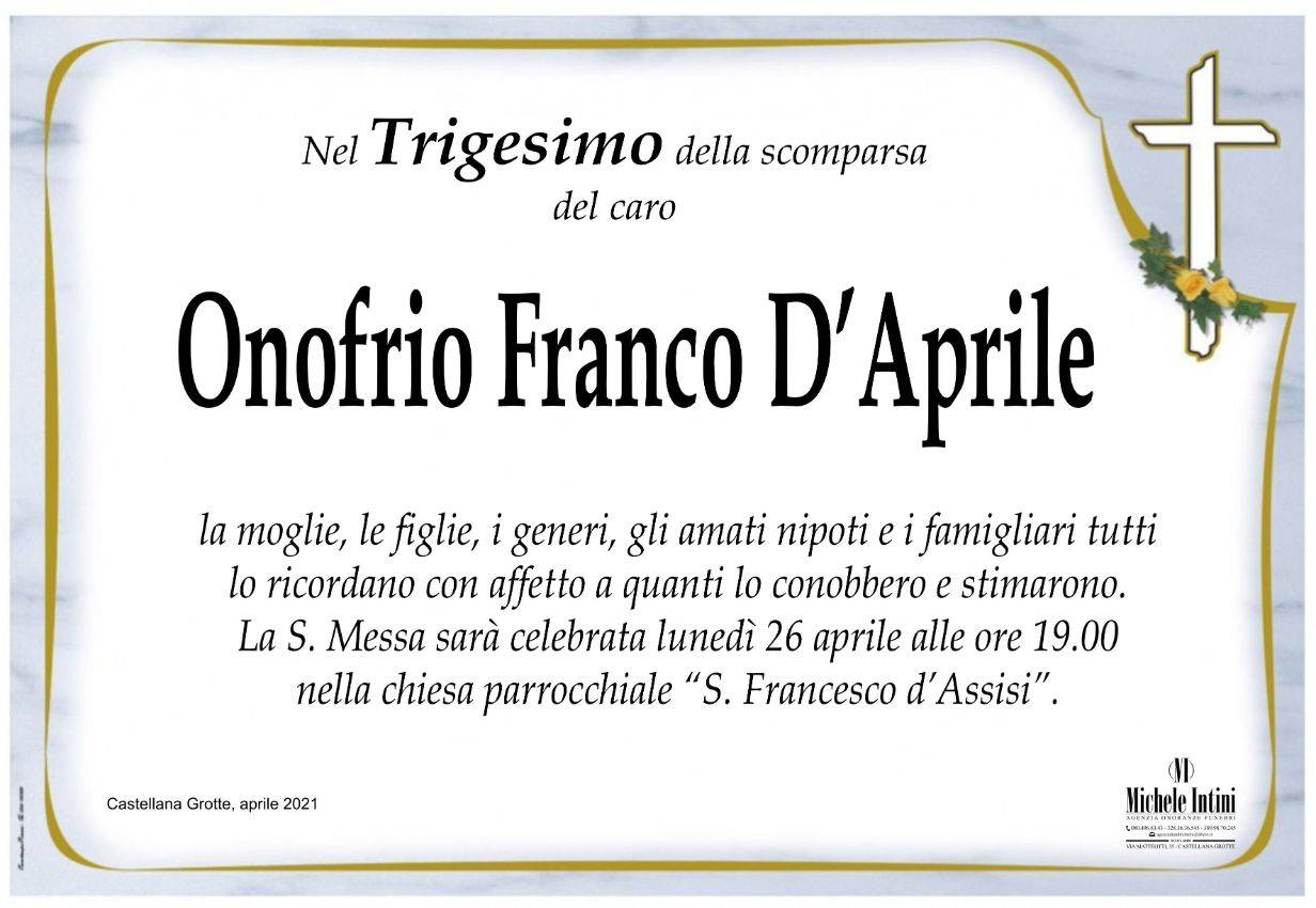 Onofrio Franco D'Aprile