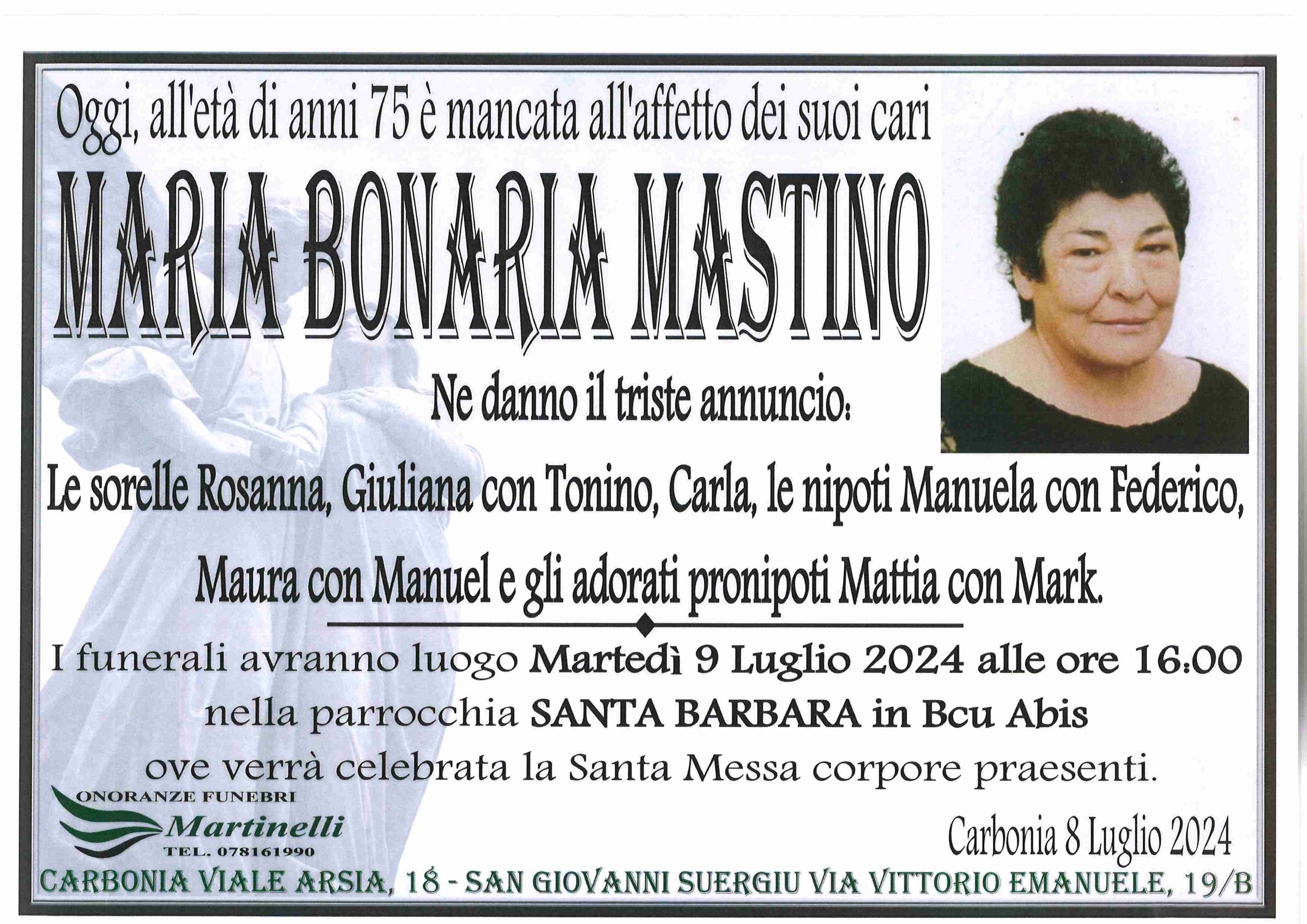 Maria Bonaria  Mastino