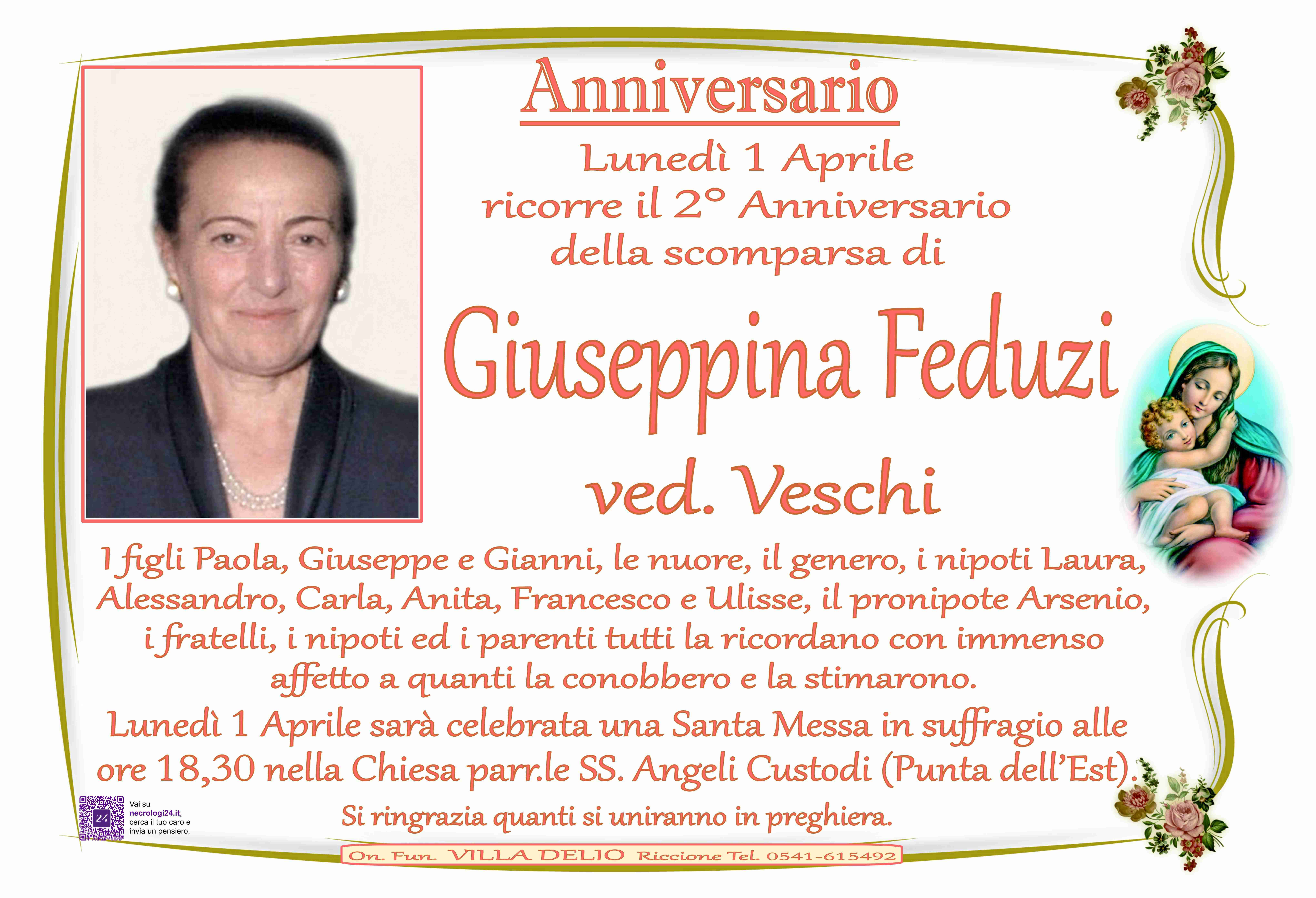 Giuseppina Feduzi ved. Veschi