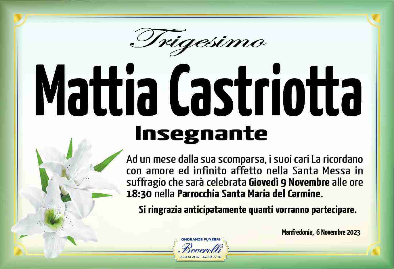 Mattia Castriotta
