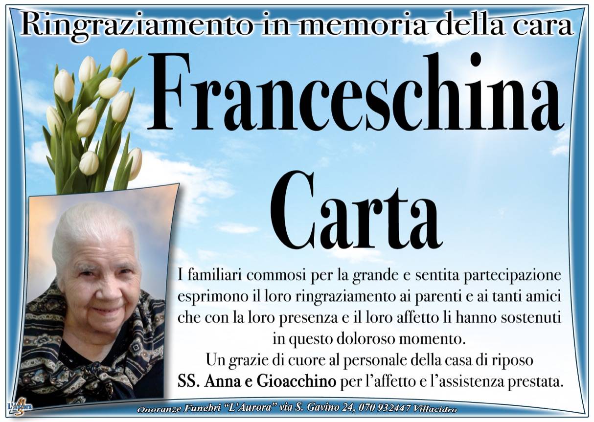 Franceschina Carta