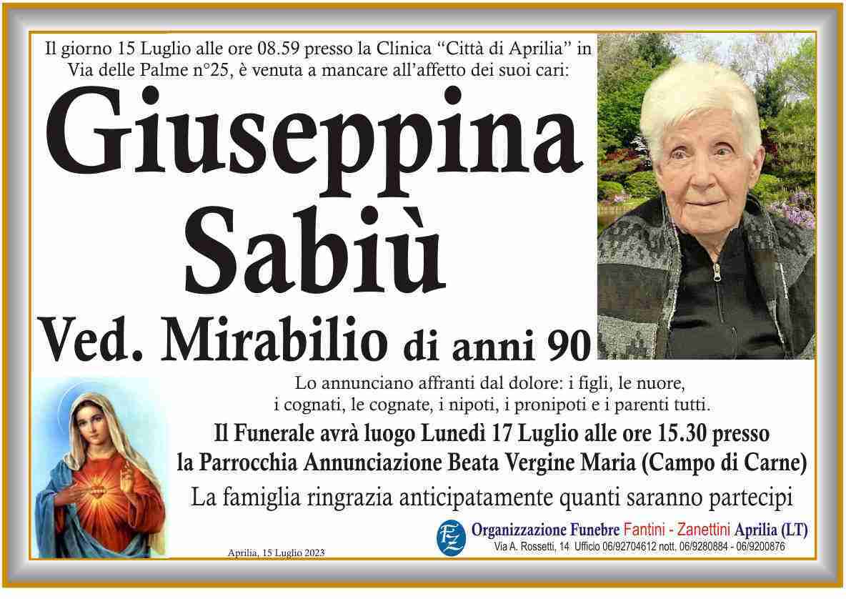 Giuseppina Sabiù