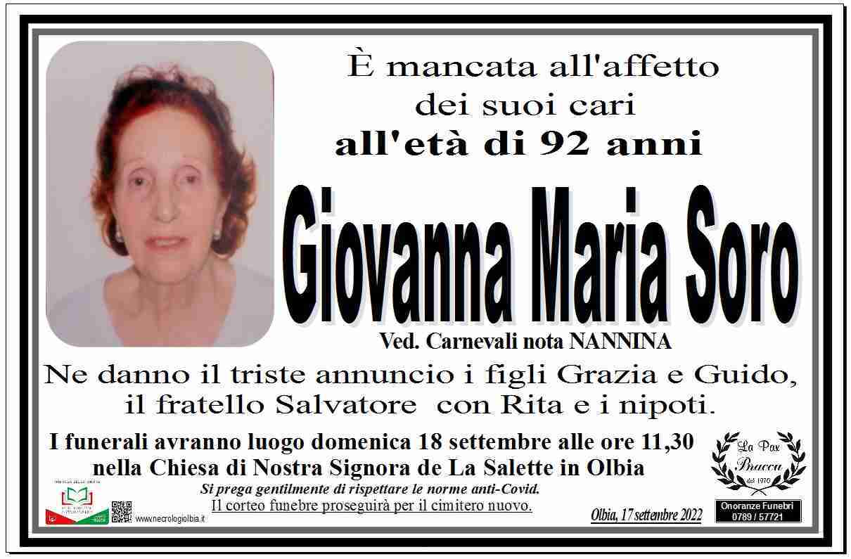 Giovanna Maria Soro
