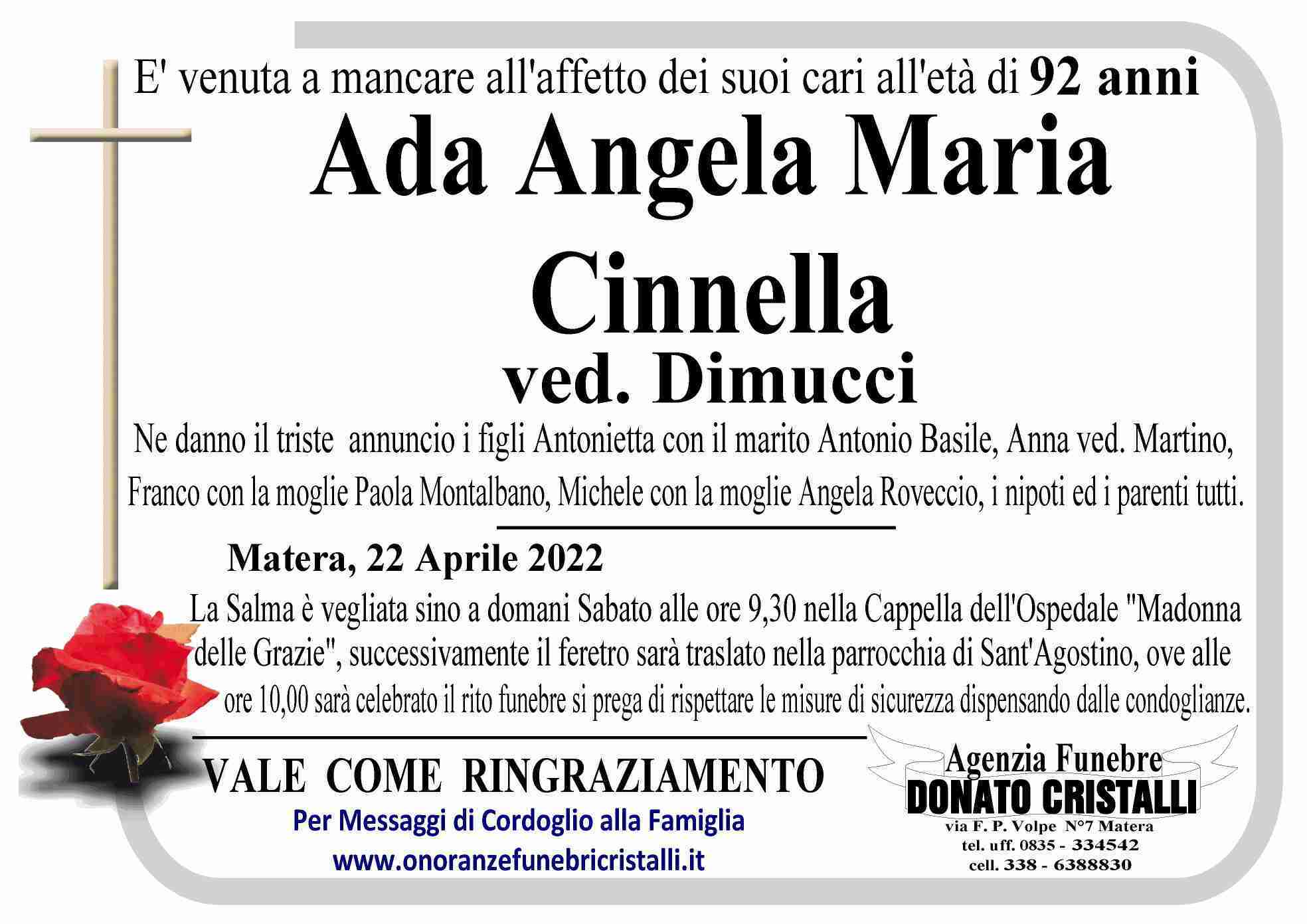 Ada Angela Maria Cinnella