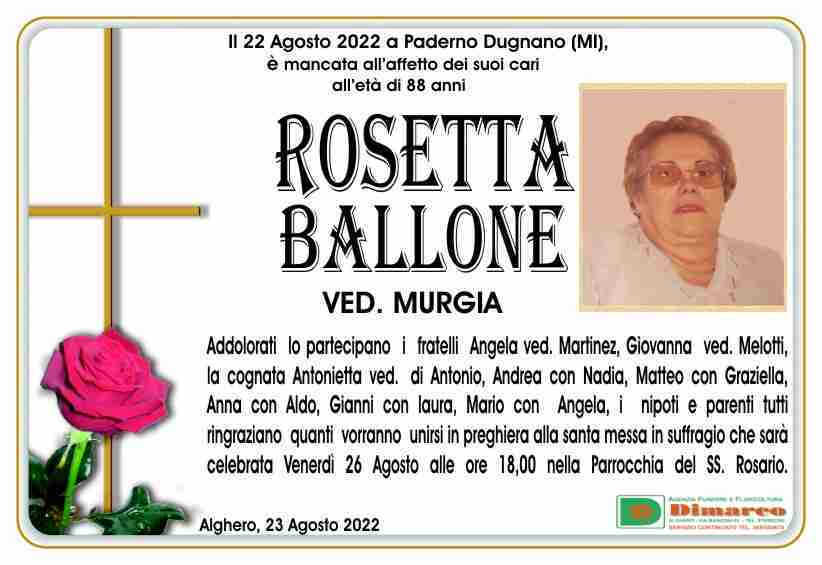 Rosetta Ballone