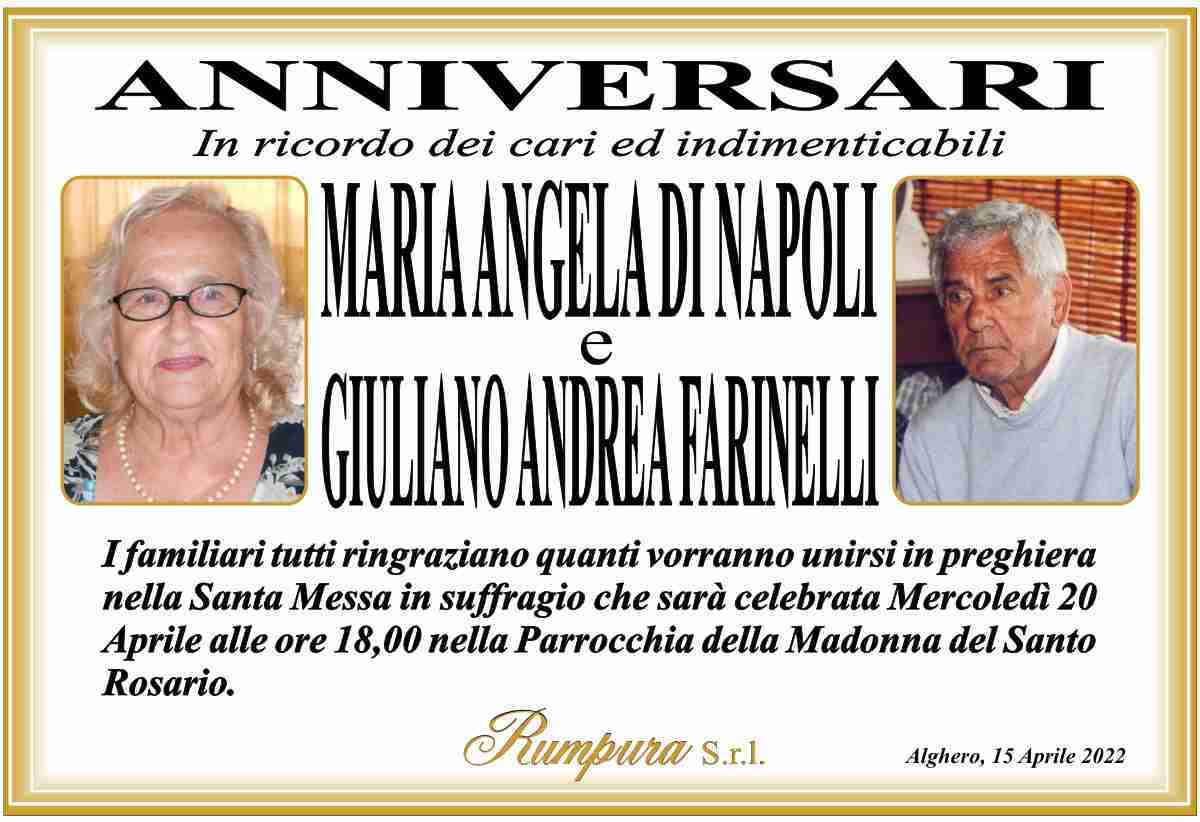 Maria Angela Di Napoli e Giuliano Andrea Farinelli