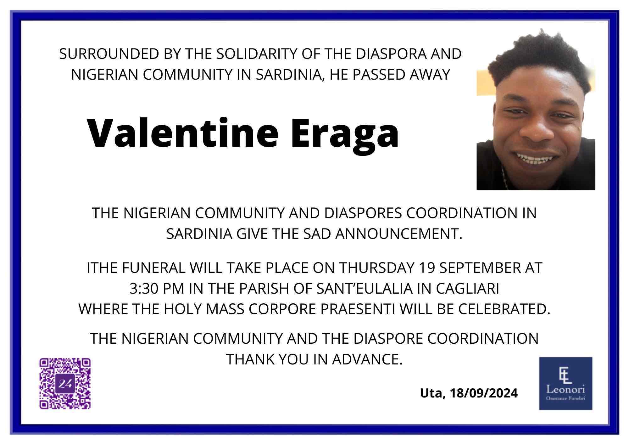 Valentine Eraga