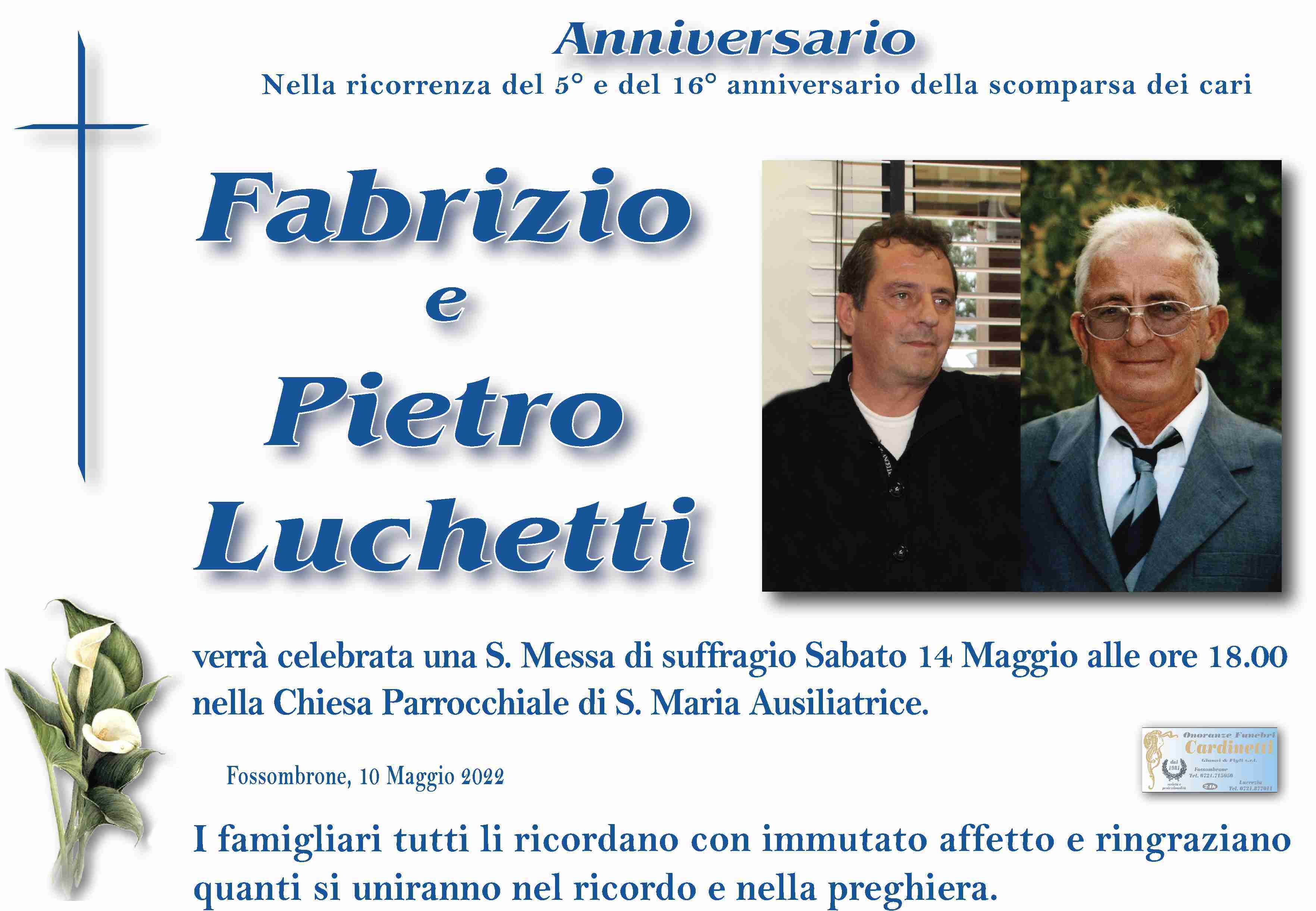 Fabrizio Luchetti e Pietro Luchetti