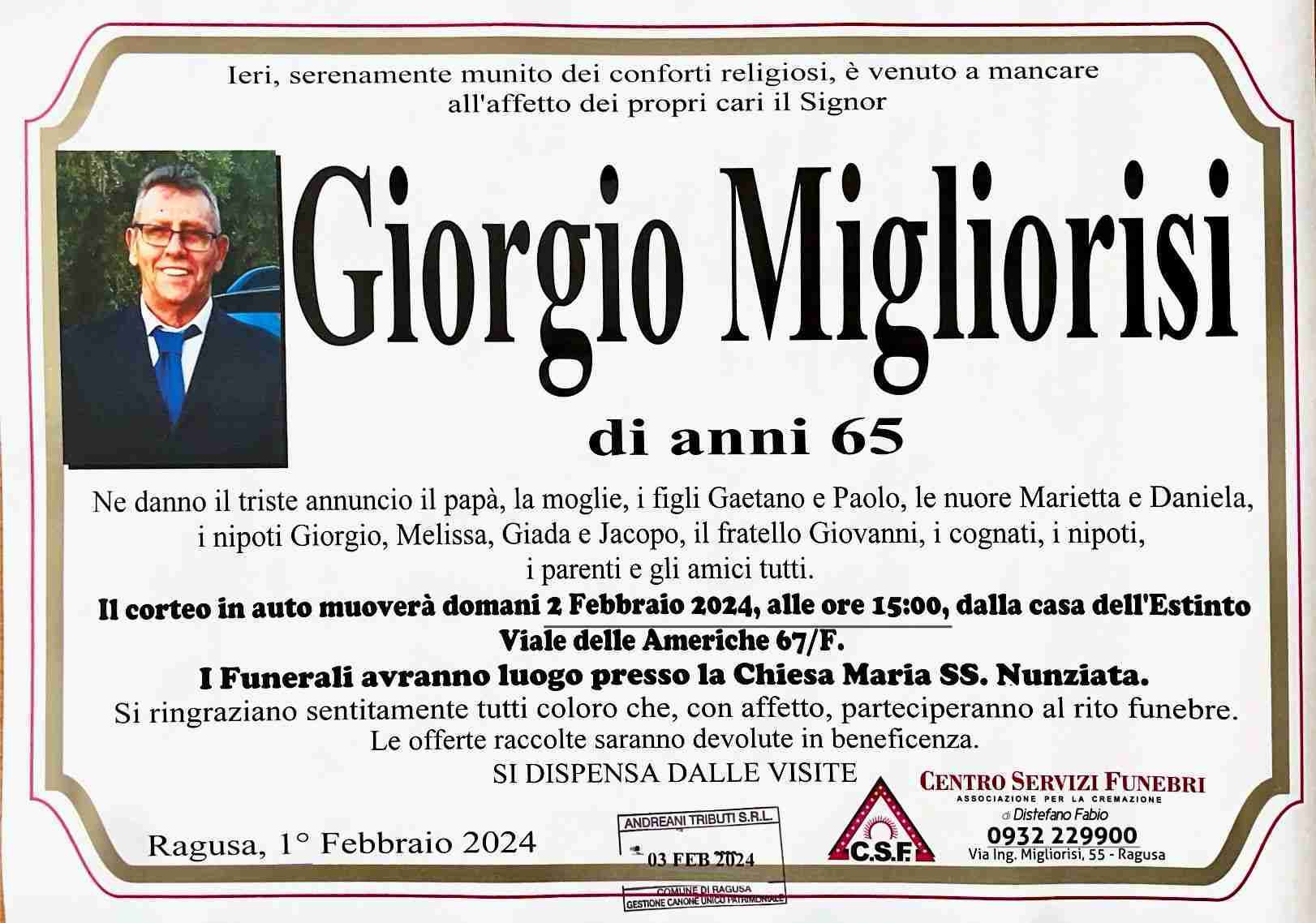 Giorgio Migliorisi