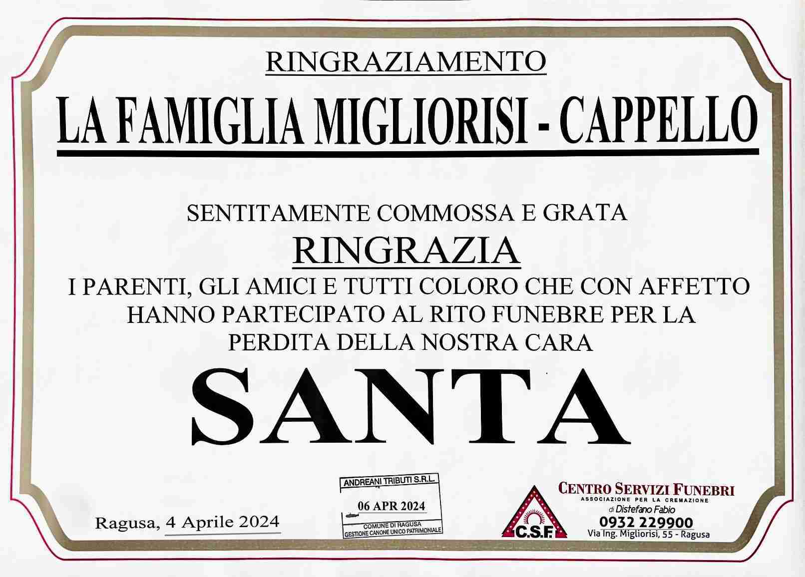 Migliorisi Santa