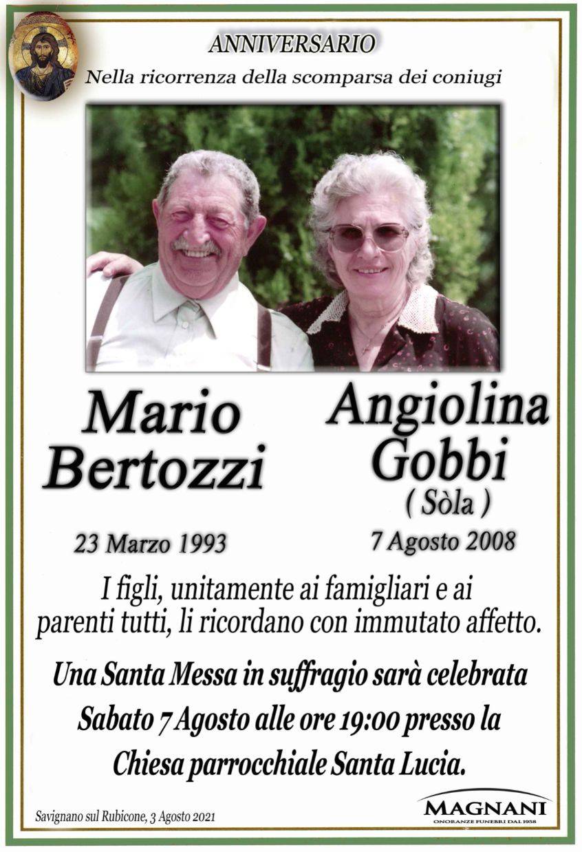 Mario Bertozzi e Angiolina Gobbi