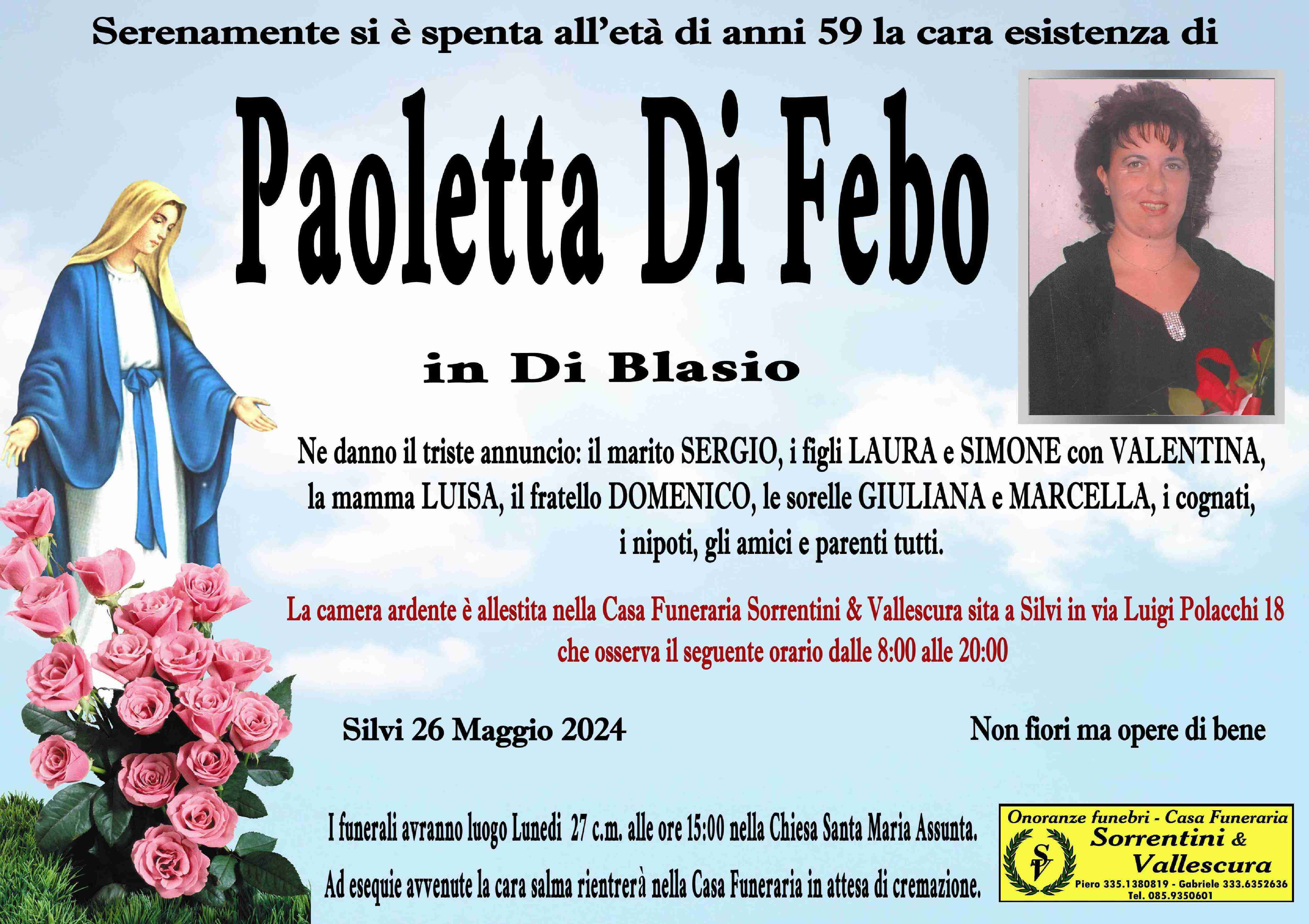 Paoletta Di Febo