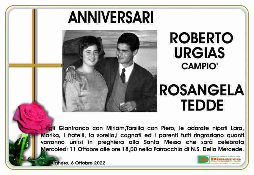 Roberto Urgias  Rosangela Tedde