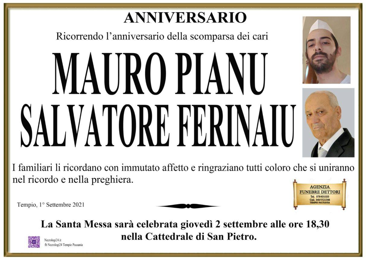 Mauro Pianu e Salvatore Ferinaiu