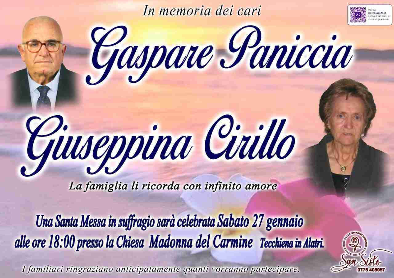 Gaspare Paniccia e Giuseppina Cirillo