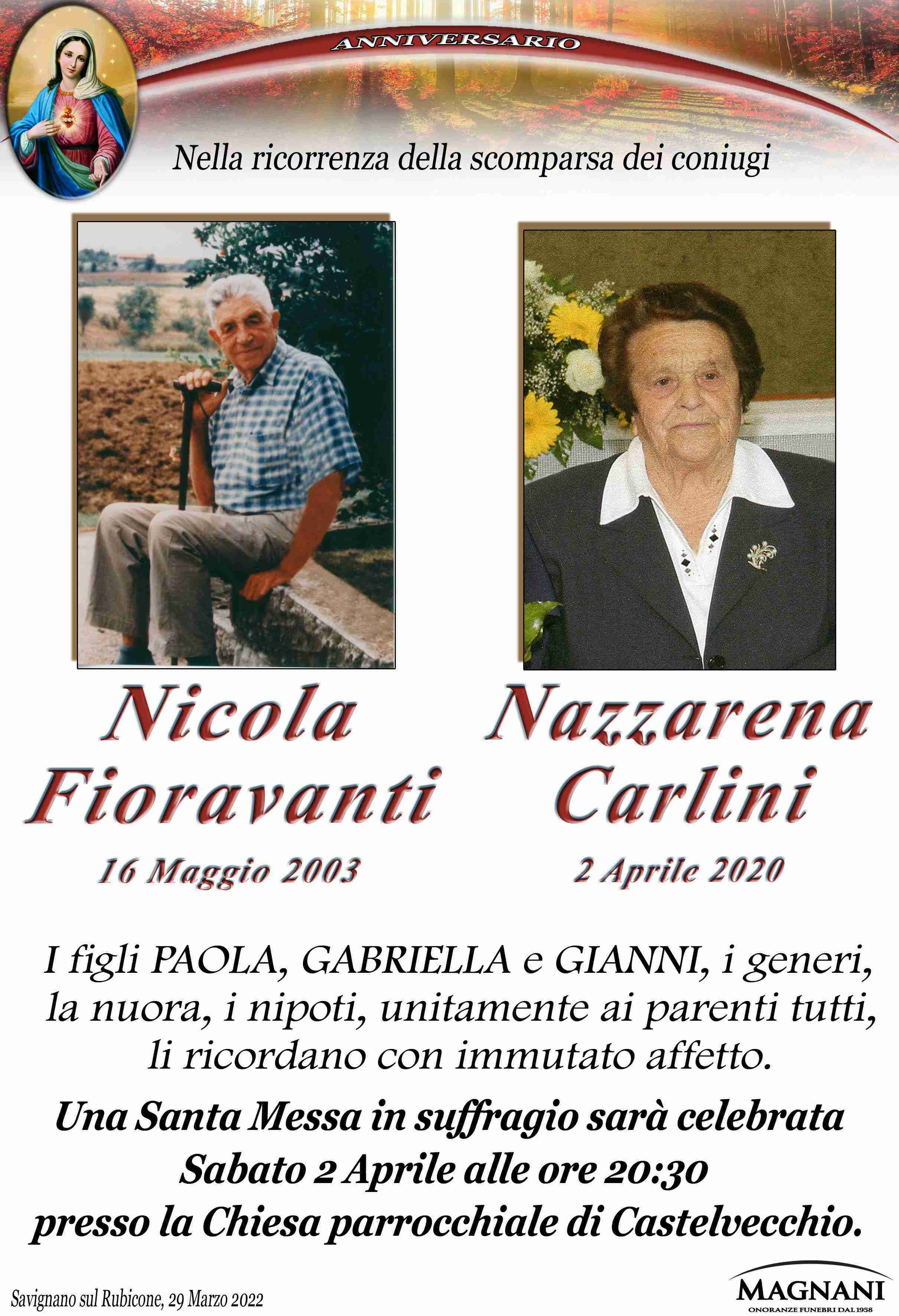 Nicola Fioravanti e Nazzarena Carlini