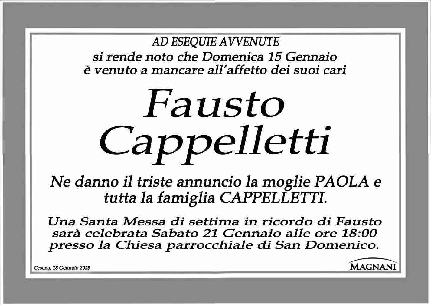 Fausto Cappelletti