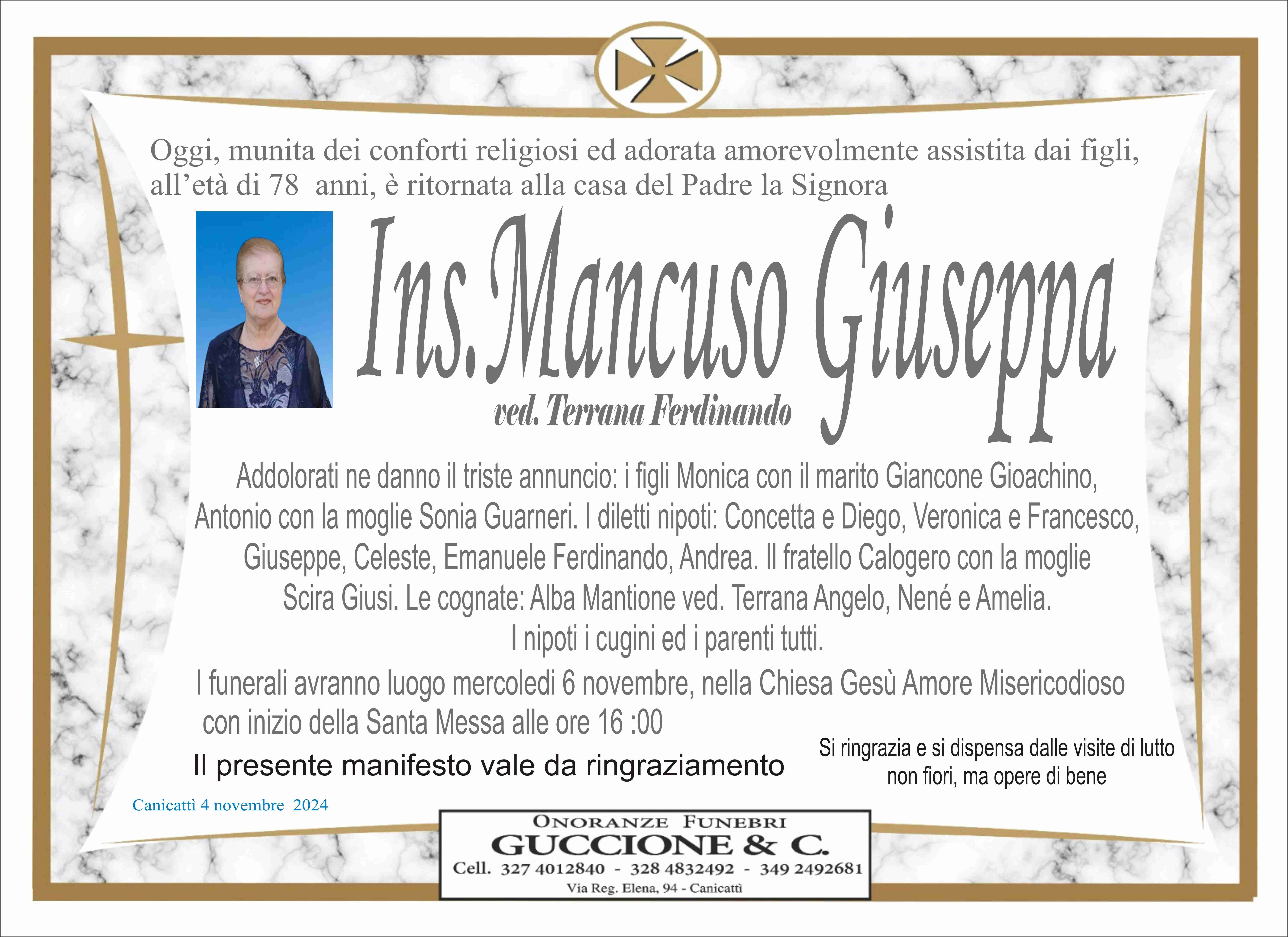 Ins.Mancuso Giuseppa