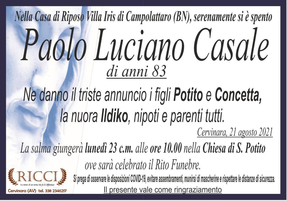 Paolo Luciano Casale