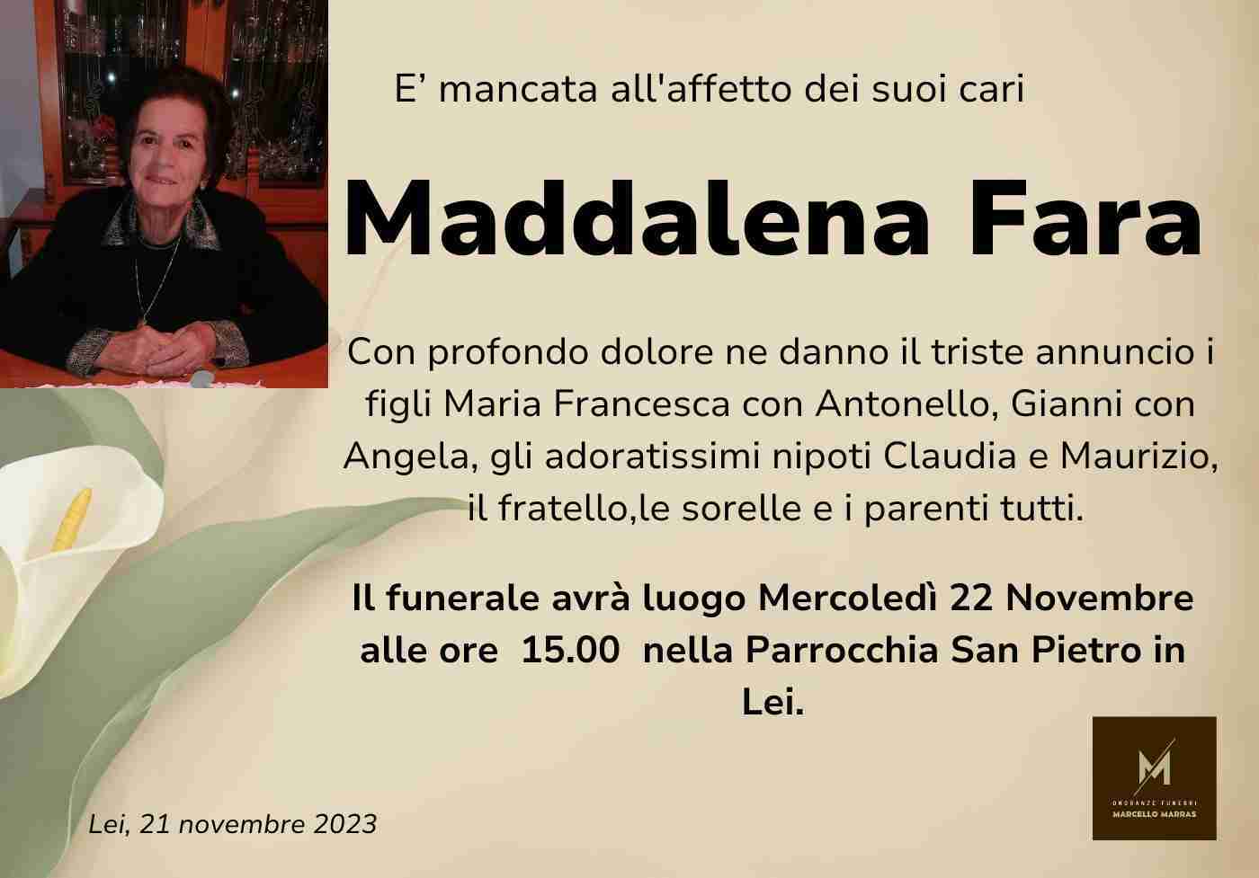 Maddalena Fara