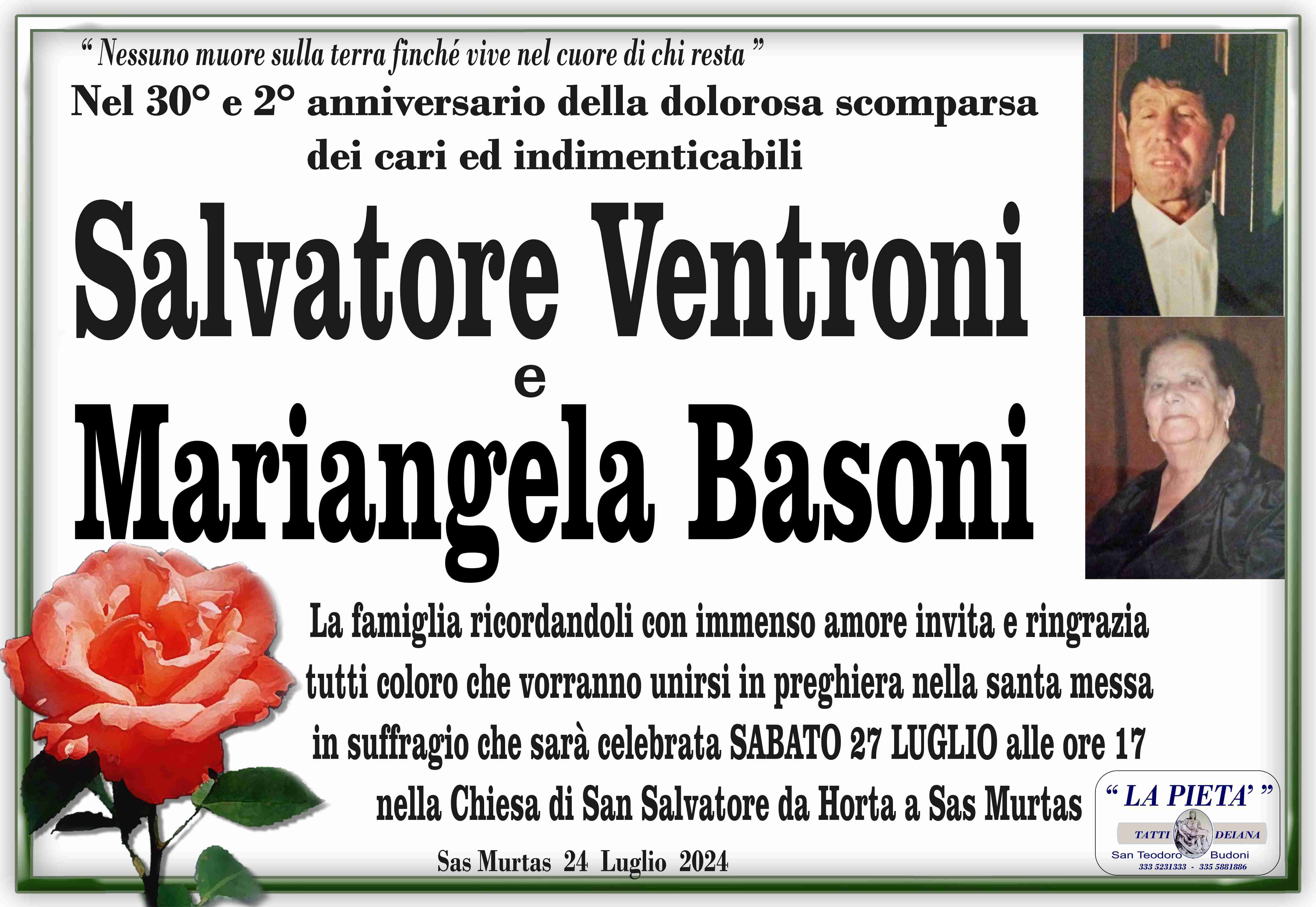 Salvatore Ventroni e Mariangela Basoni