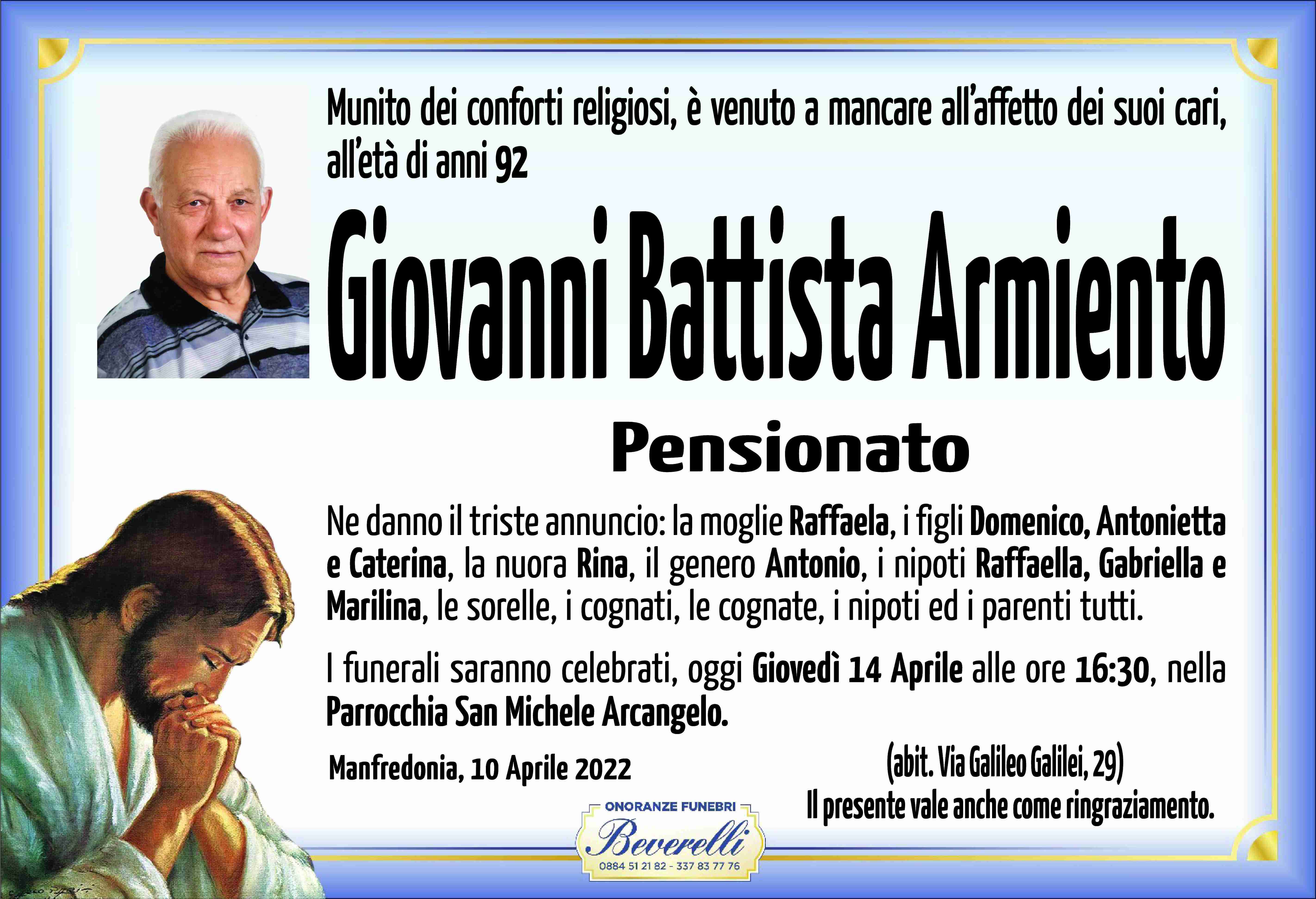 Giovanni Battista Armiento