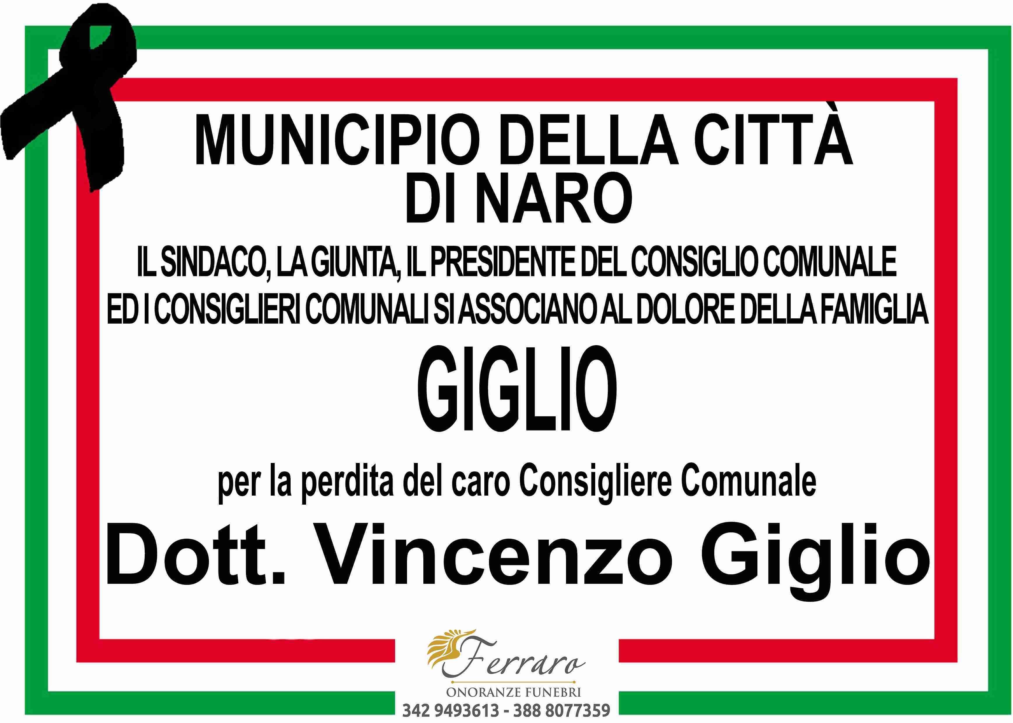 Dott. Comandante Col. Ten. Vincenzo Giglio