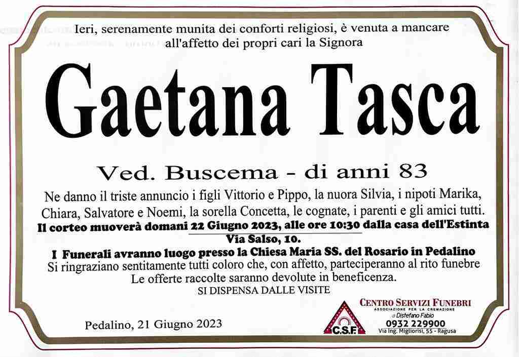 Gaetana Tasca