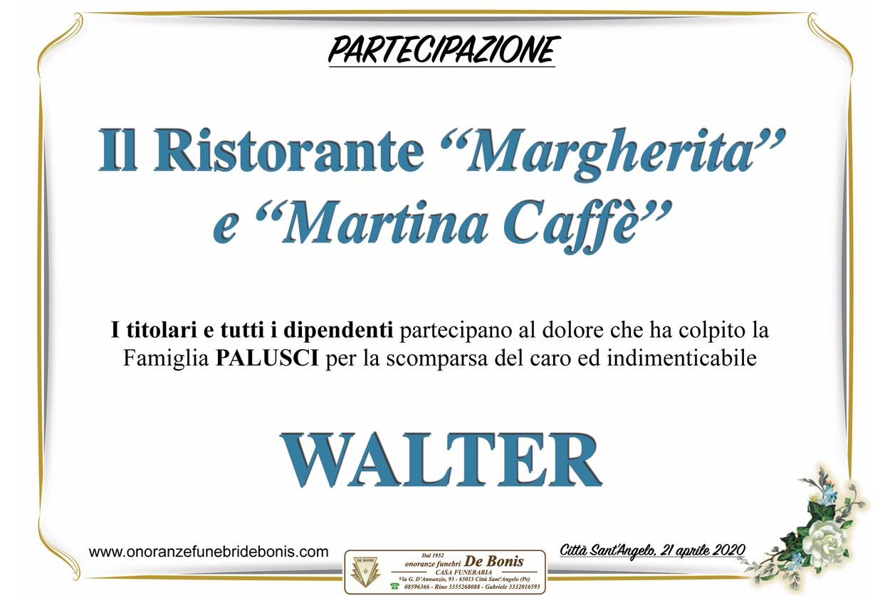 Il Ristorante "Margherita" e "Martina Caffè"