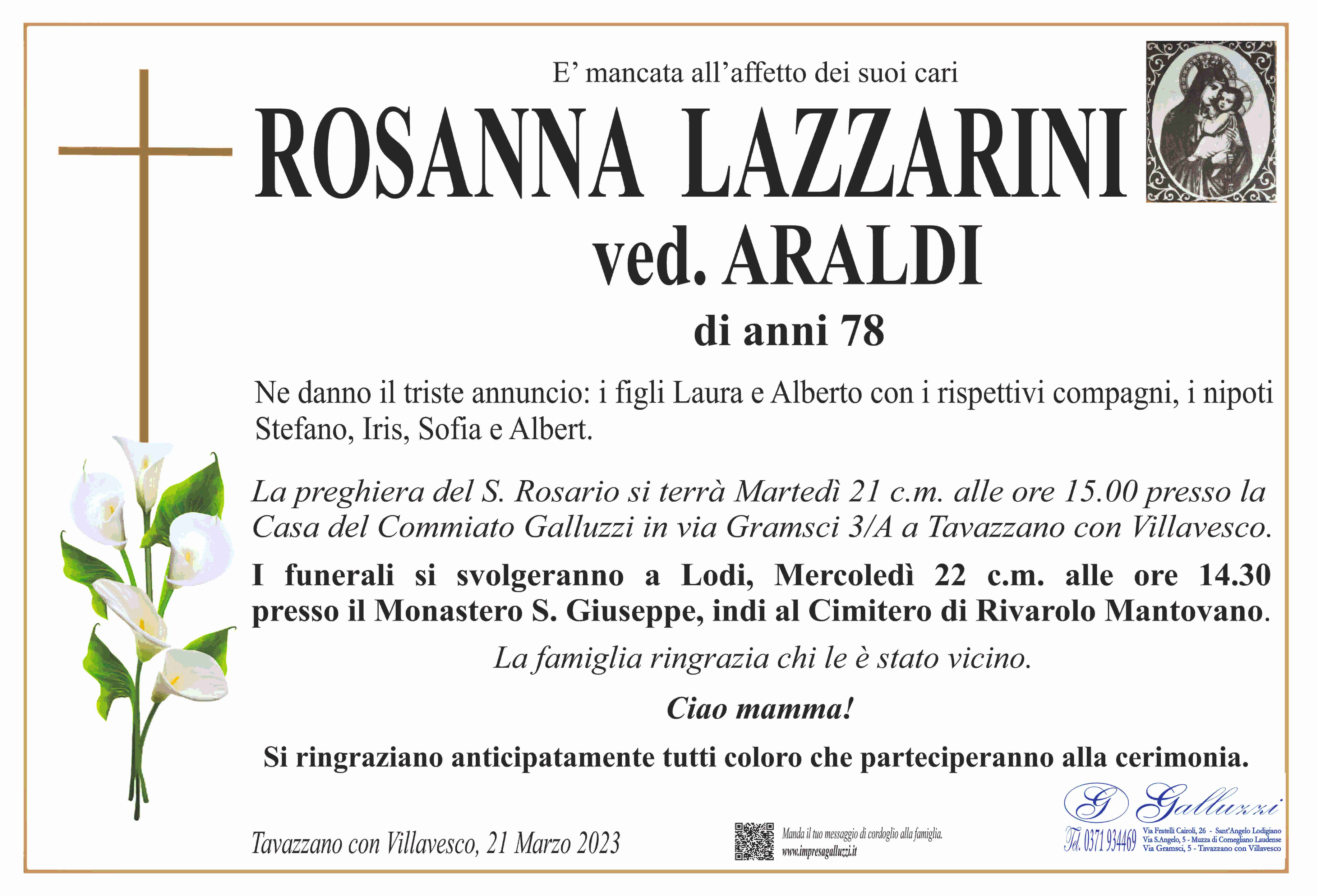 Rosanna Lazzarini