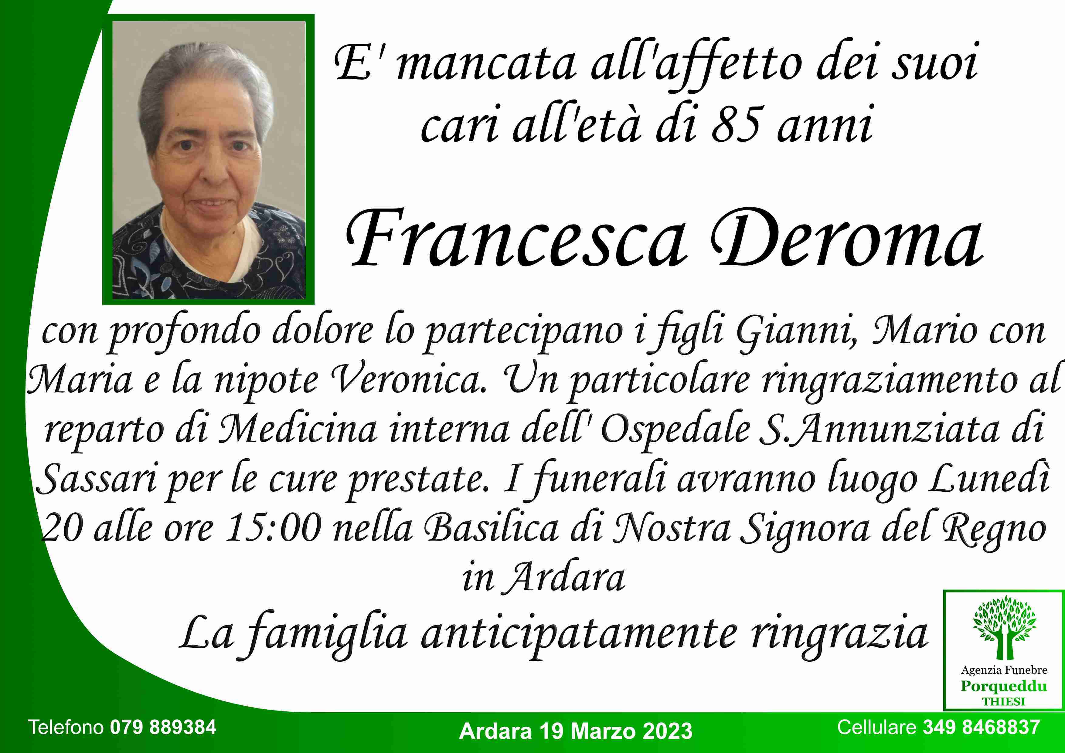 Francesca Barbara Deroma