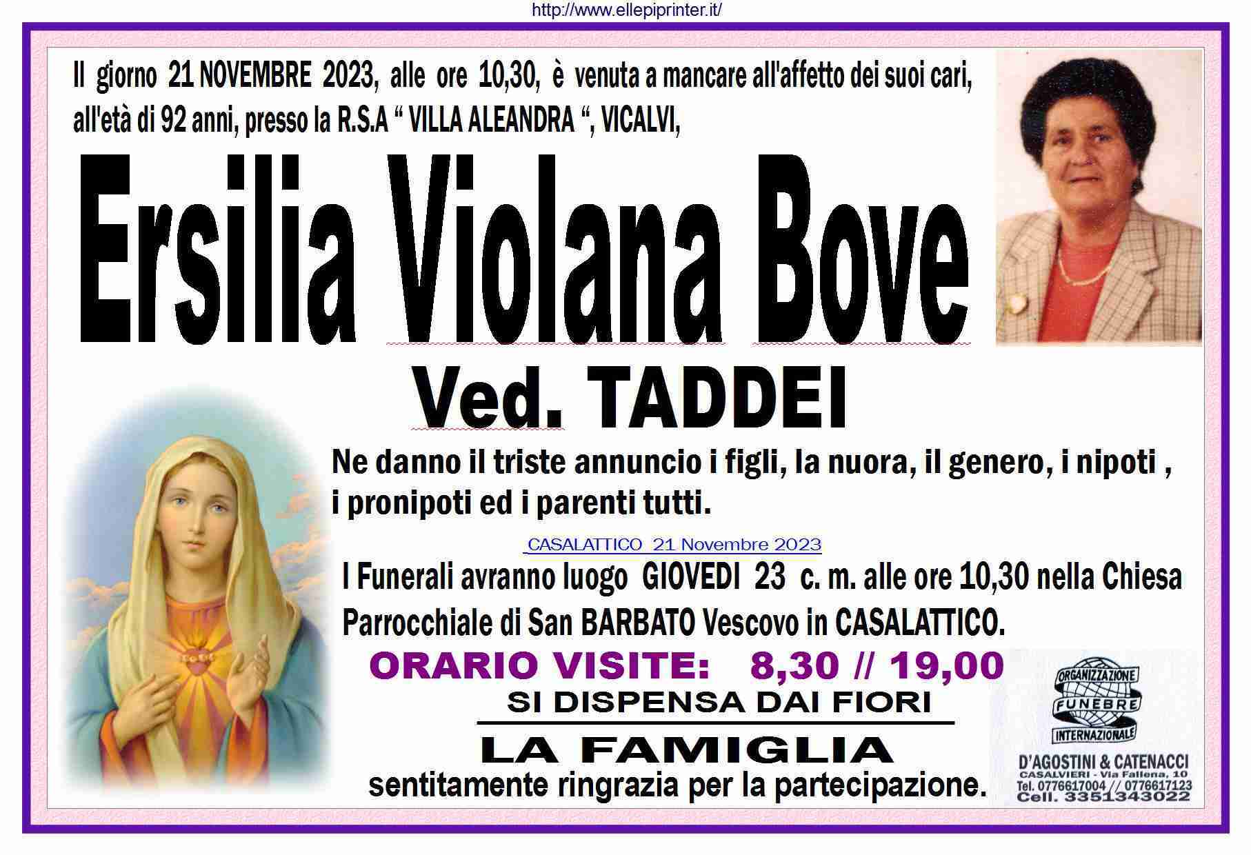Ersilia Violana Bove