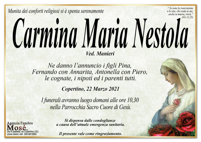 Carmina Maria Nestola